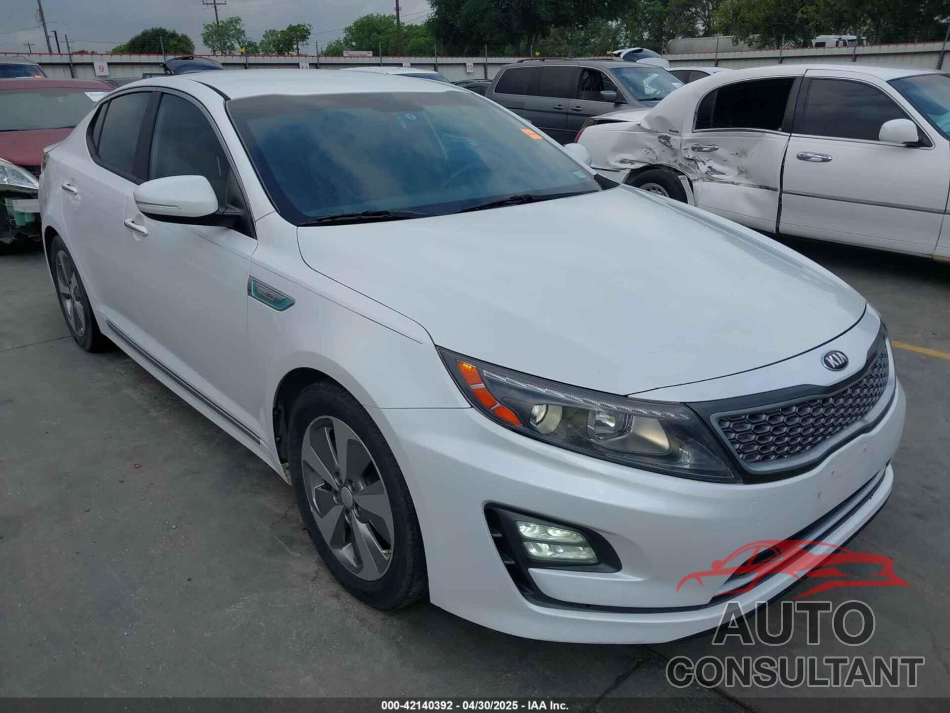 KIA OPTIMA HYBRID 2015 - KNAGN4AD6F5091759