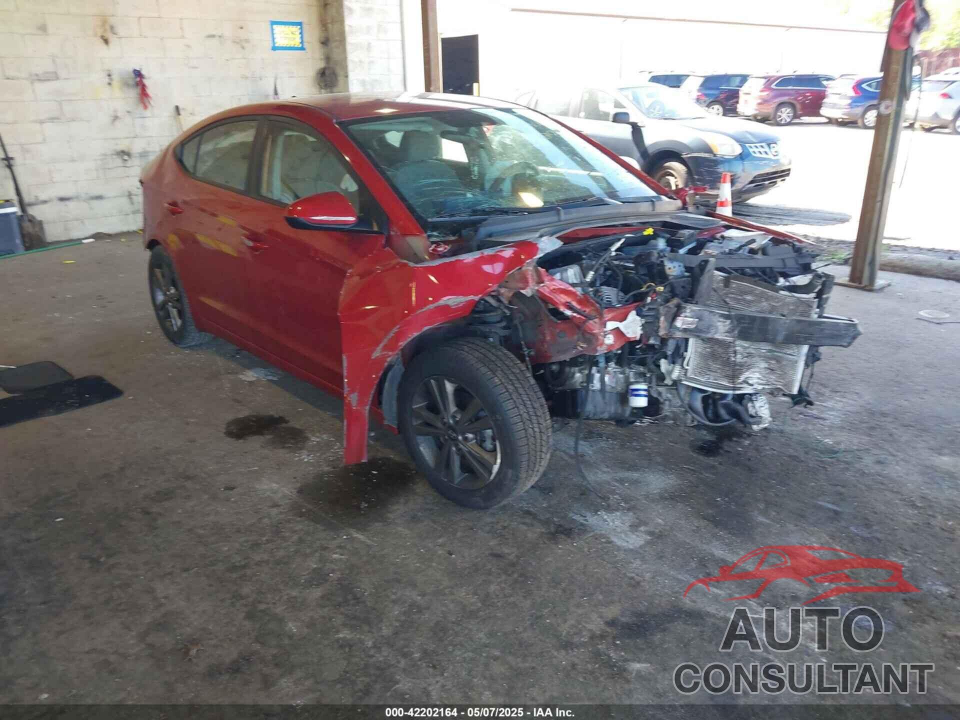 HYUNDAI ELANTRA 2018 - 5NPD84LF9JH375553