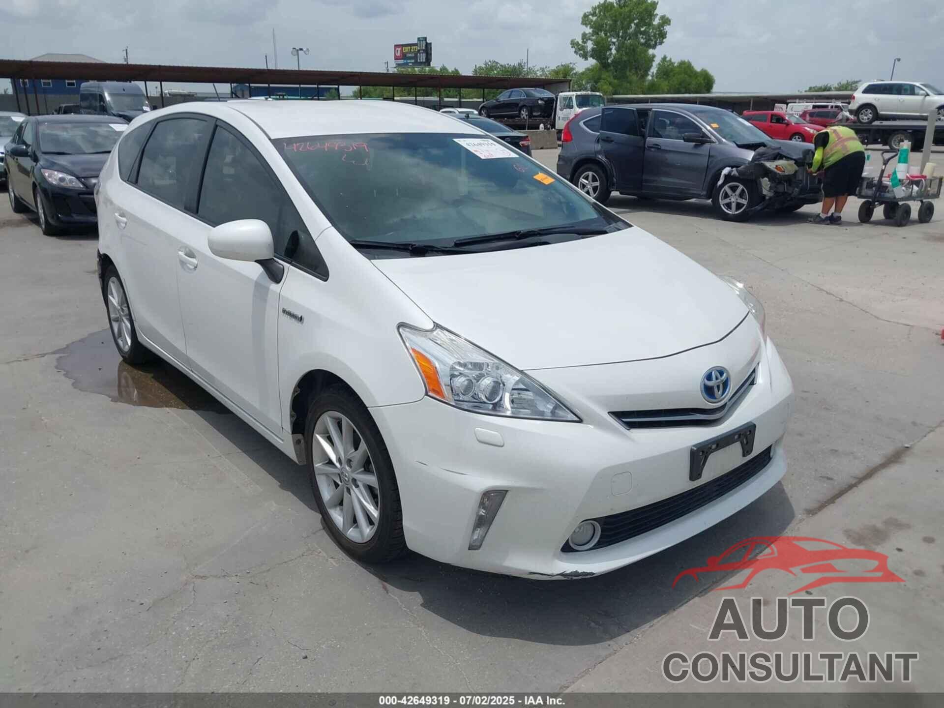 TOYOTA PRIUS V 2014 - JTDZN3EU5E3299996