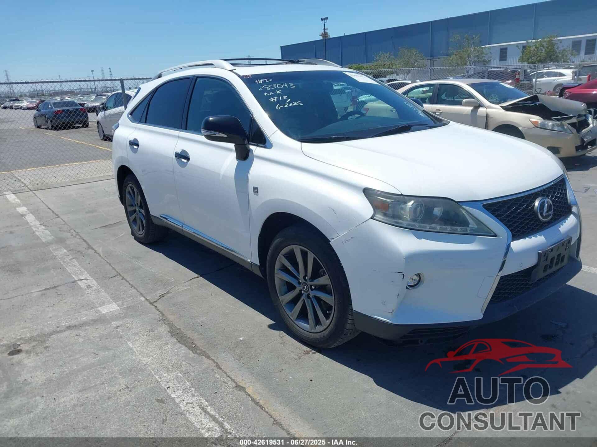 LEXUS RX 350 2015 - 2T2BK1BA4FC296259