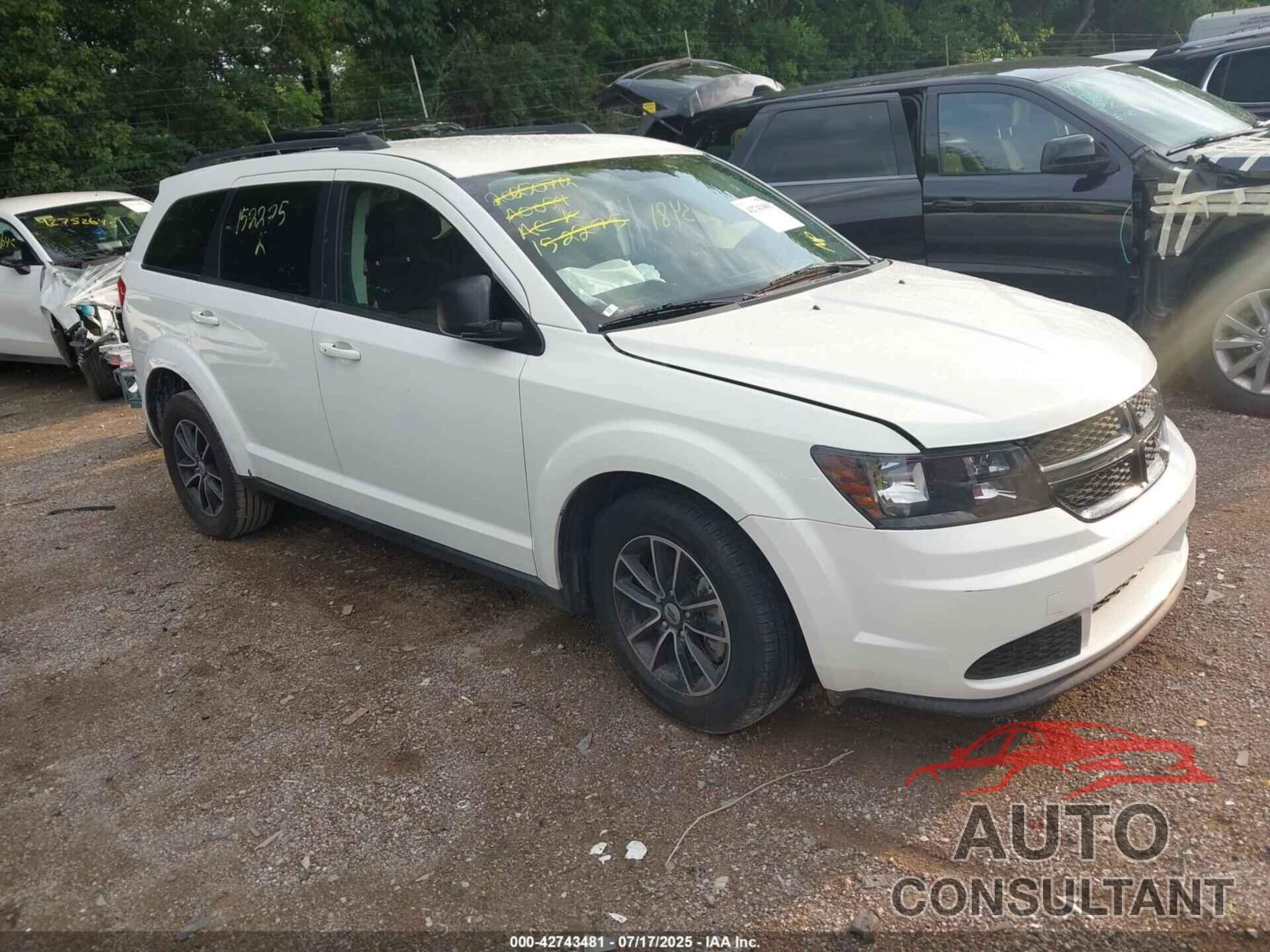 DODGE JOURNEY 2018 - 3C4PDCAB6JT152275