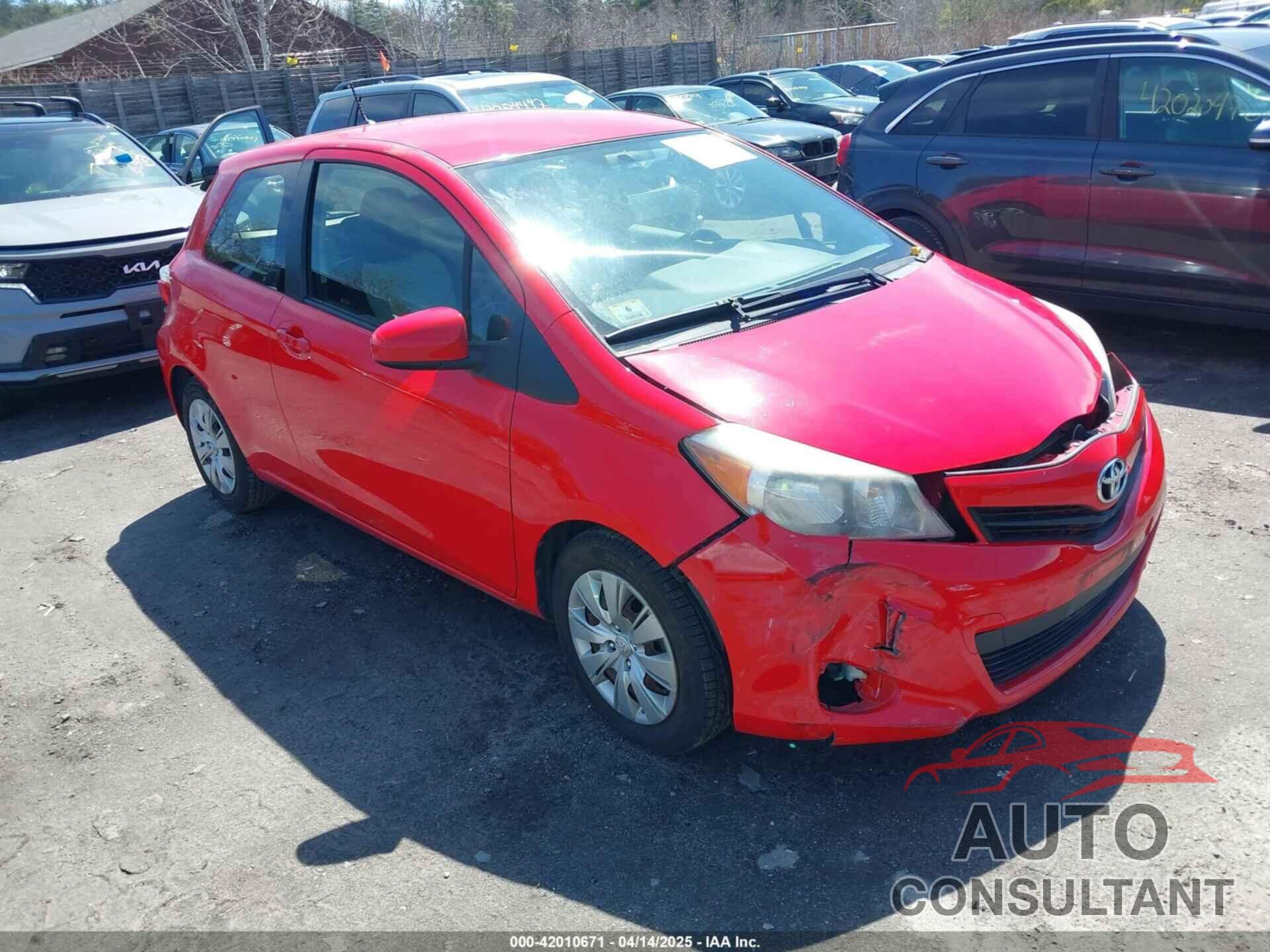 TOYOTA YARIS 2013 - JTDJTUD31DD550846