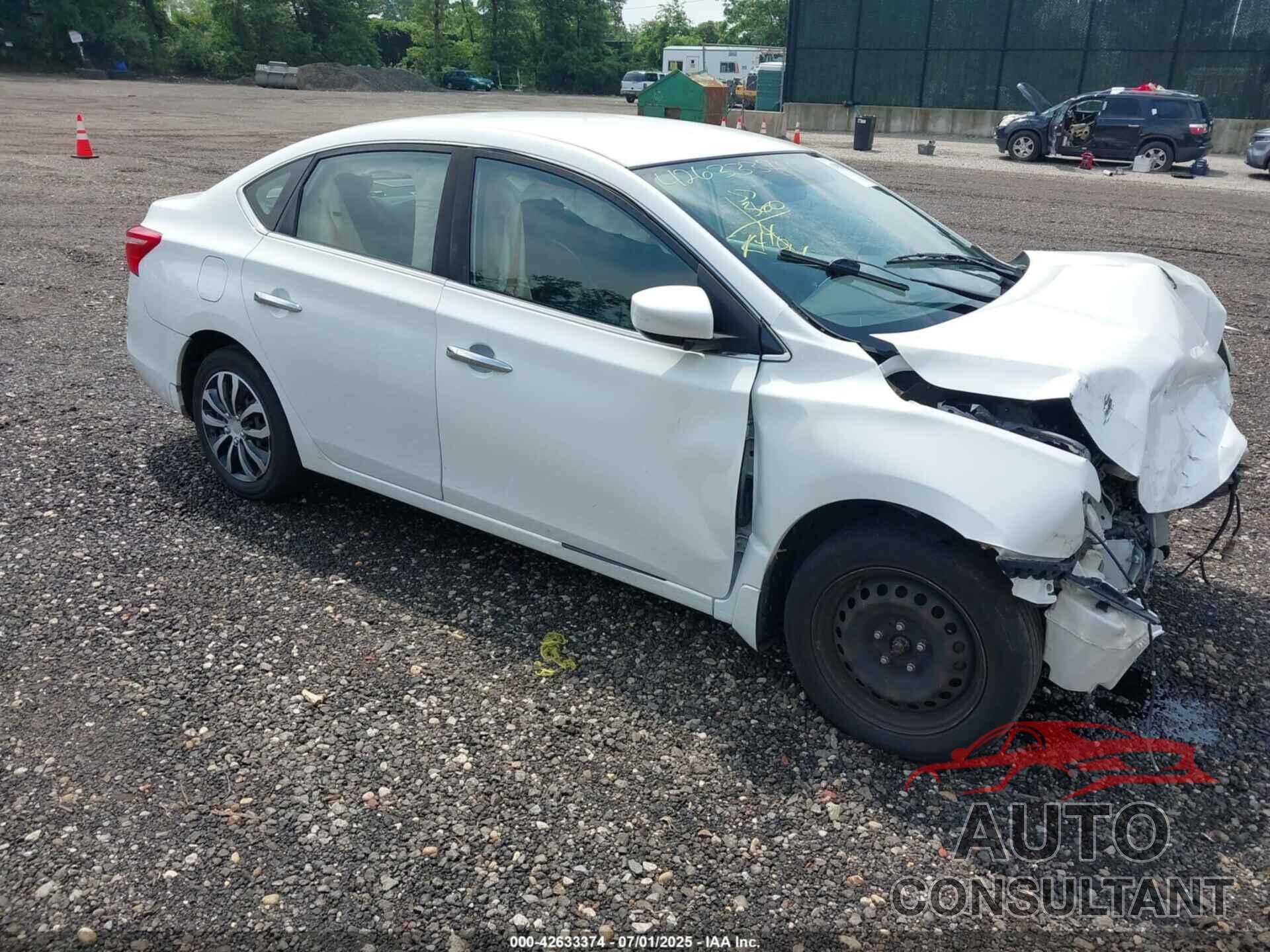 NISSAN SENTRA 2017 - 3N1AB7AP6HY224705