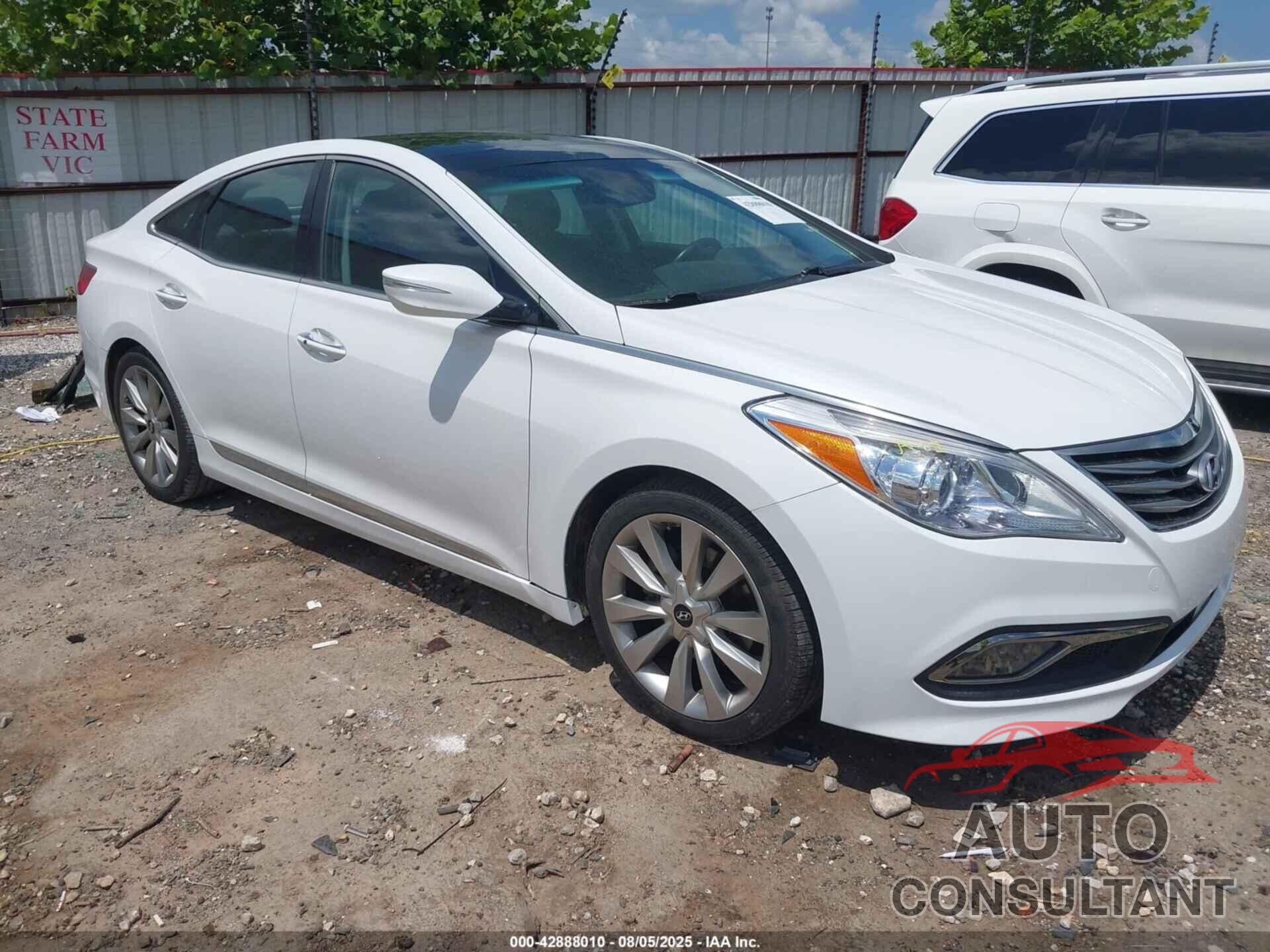 HYUNDAI AZERA 2017 - KMHFH4JGXHA588500