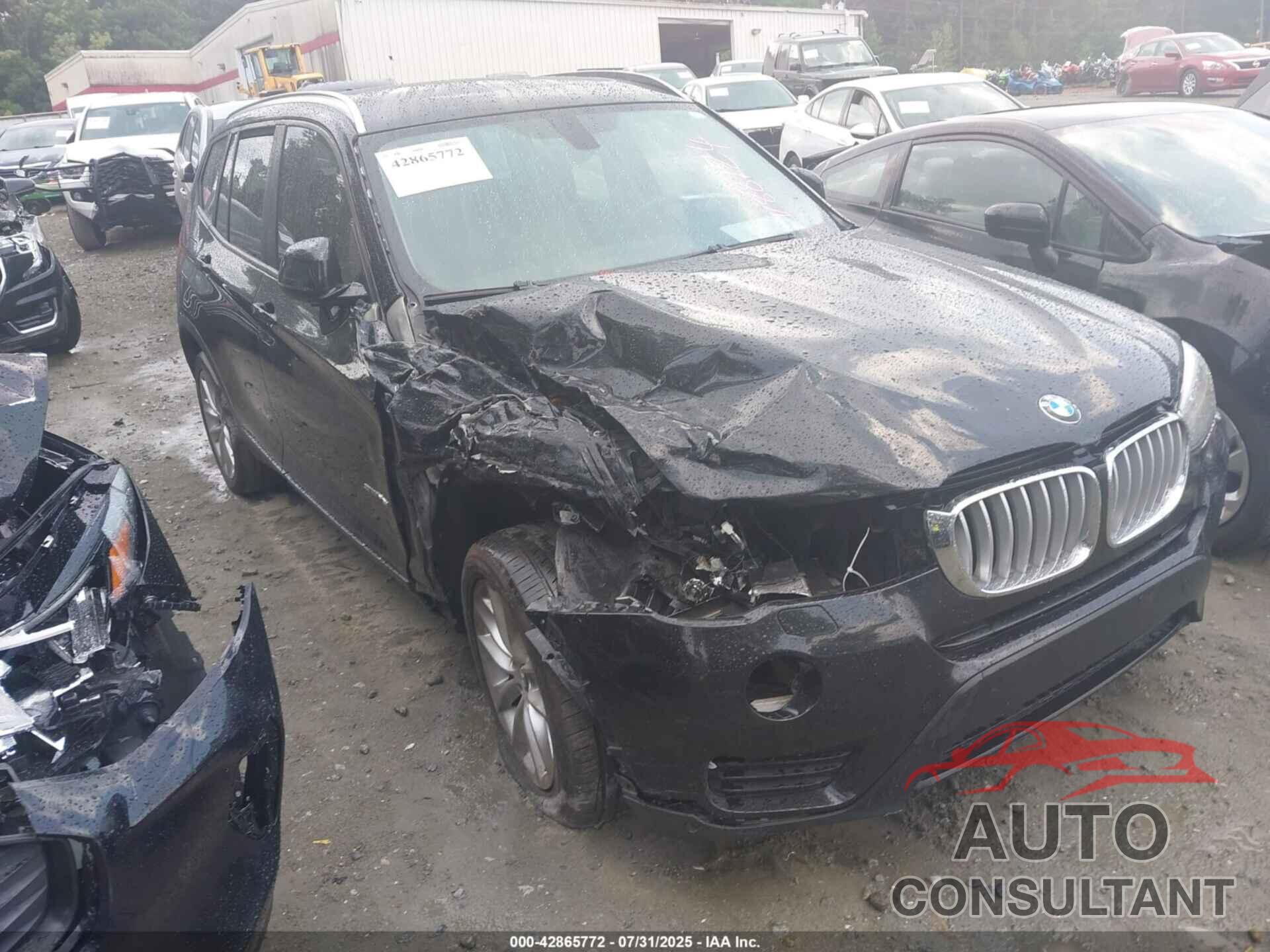 BMW X3 2017 - 5UXWZ7C36H0V88124