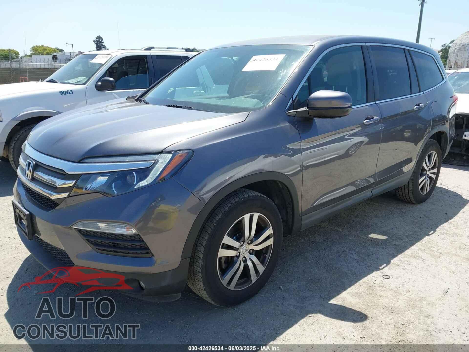 HONDA PILOT 2017 - 5FNYF5H33HB014629