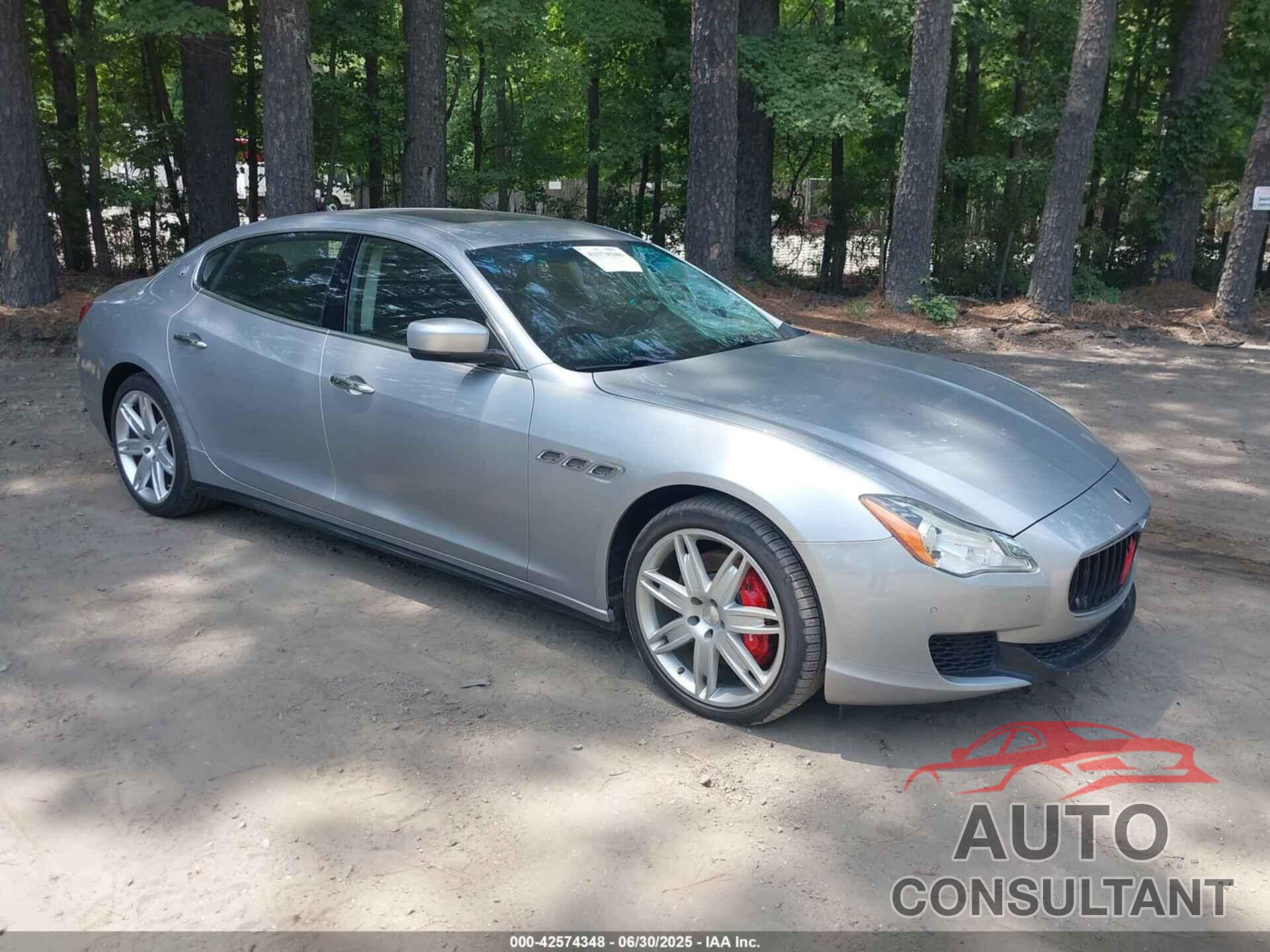 MASERATI QUATTROPORTE 2014 - ZAM56RRA9E1106514