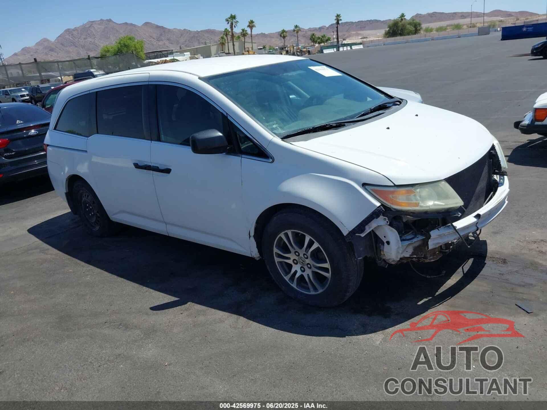 HONDA ODYSSEY 2011 - 5FNRL5H25BB021514