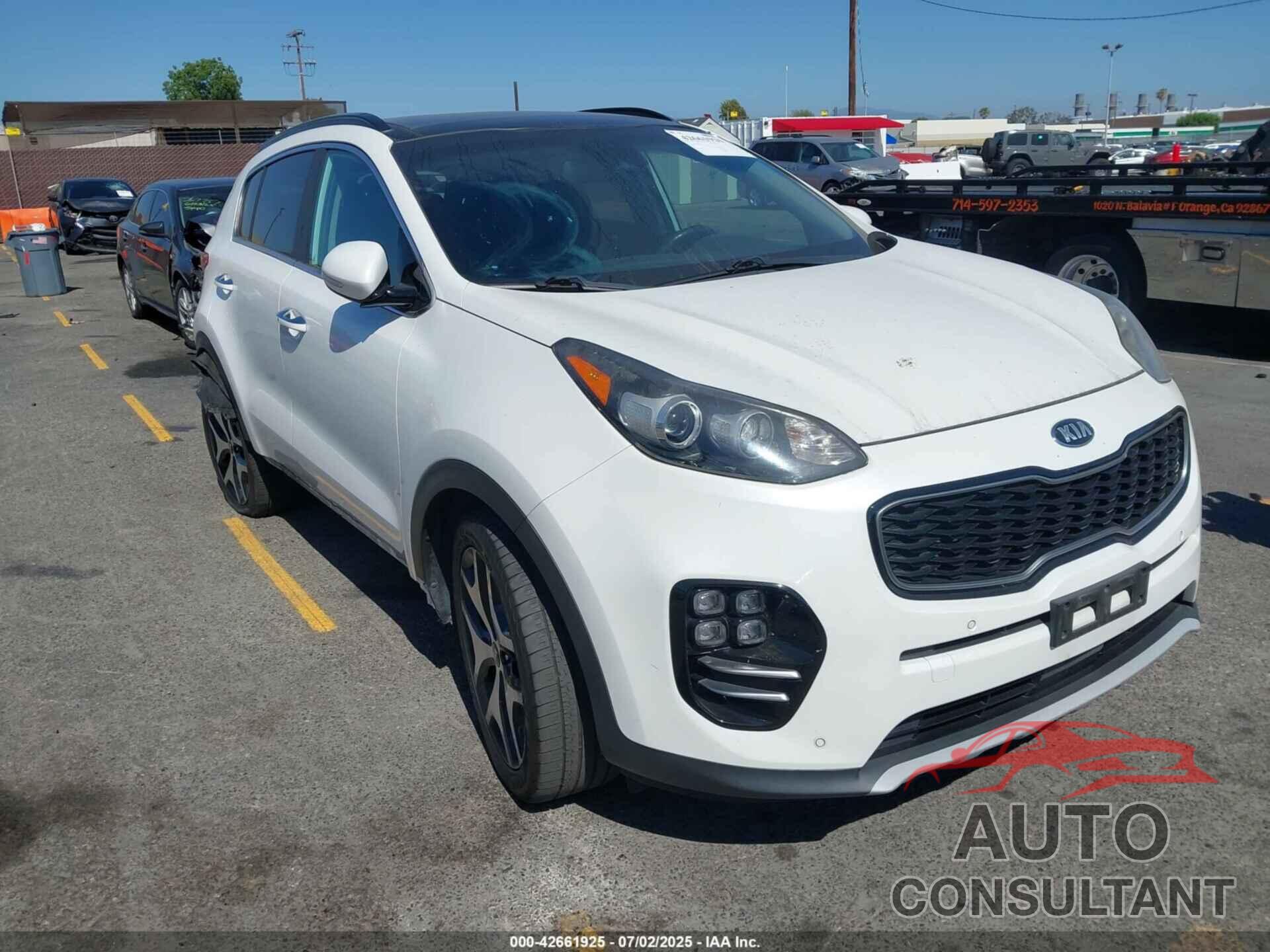 KIA SPORTAGE 2018 - KNDPR3A68J7417058