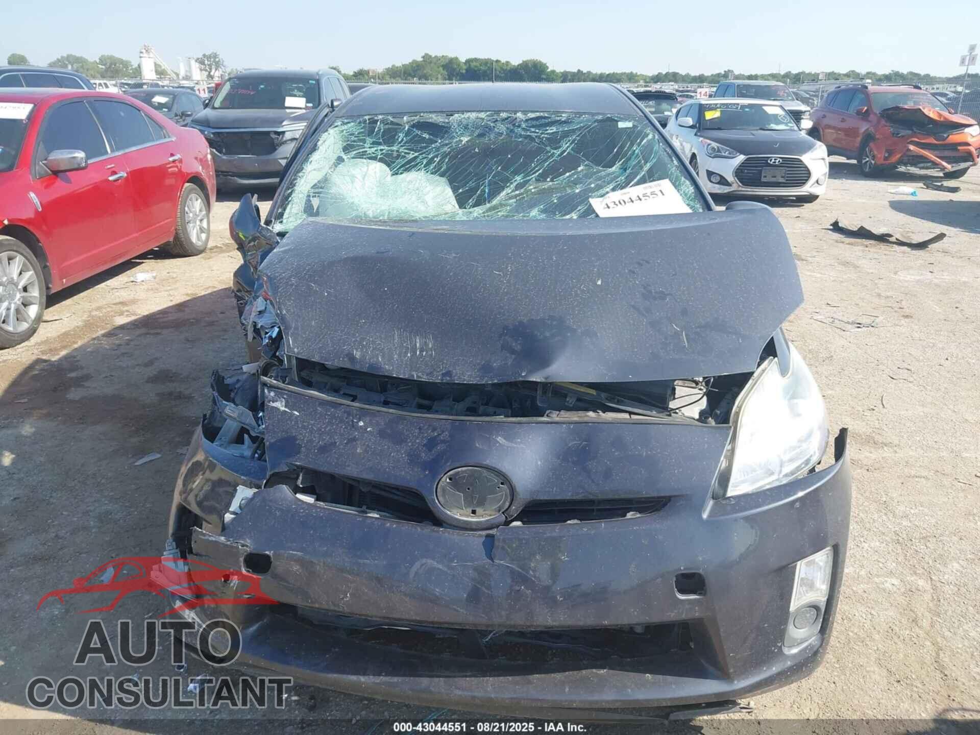 TOYOTA PRIUS 2011 - JTDKN3DU7B0284092