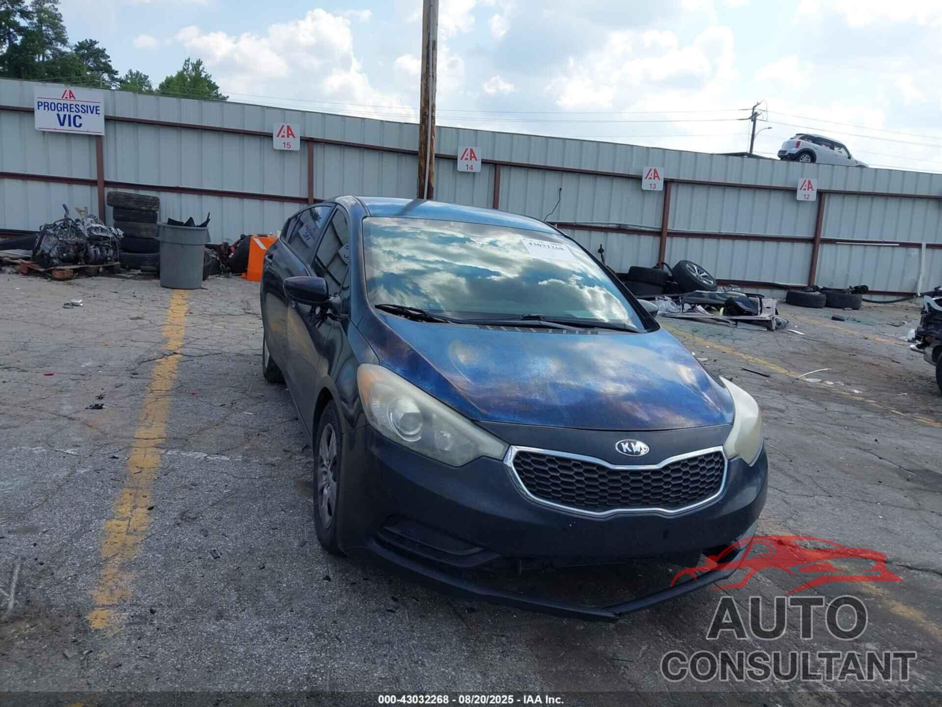 KIA FORTE 2016 - KNAFK4A67G5542527