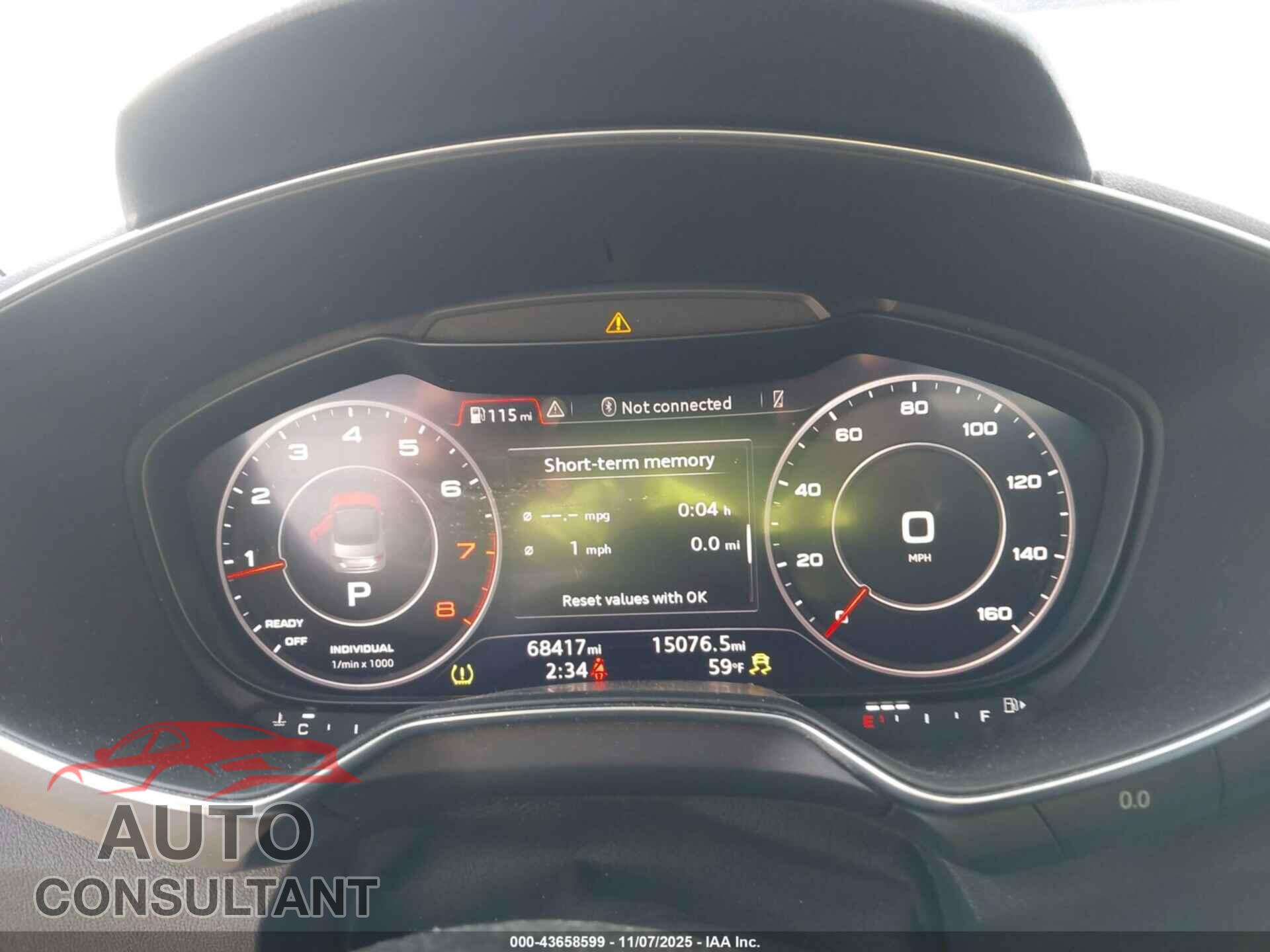 AUDI TT 2016 - TRUT5CFV2G1027469