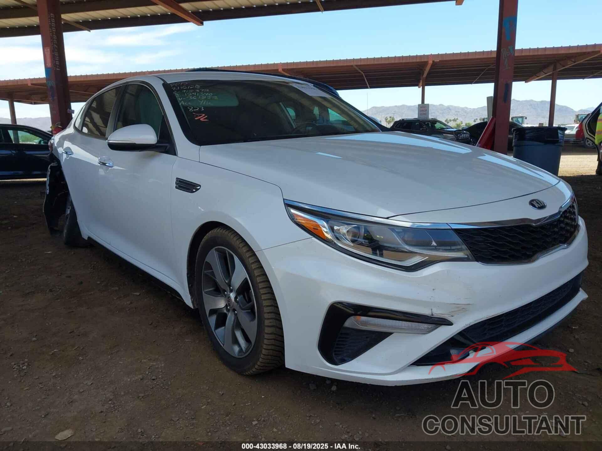 KIA OPTIMA 2019 - 5XXGT4L34KG361252