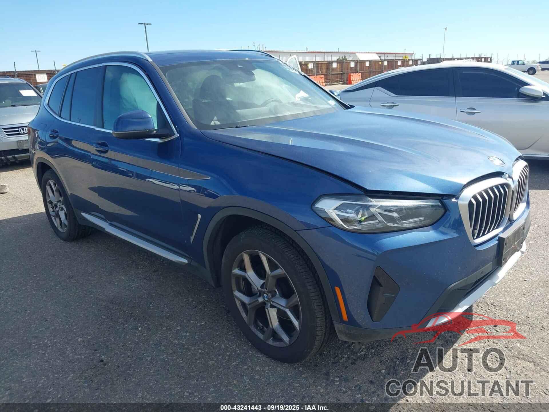 BMW X3 2022 - 5UX53DP02N9N01290
