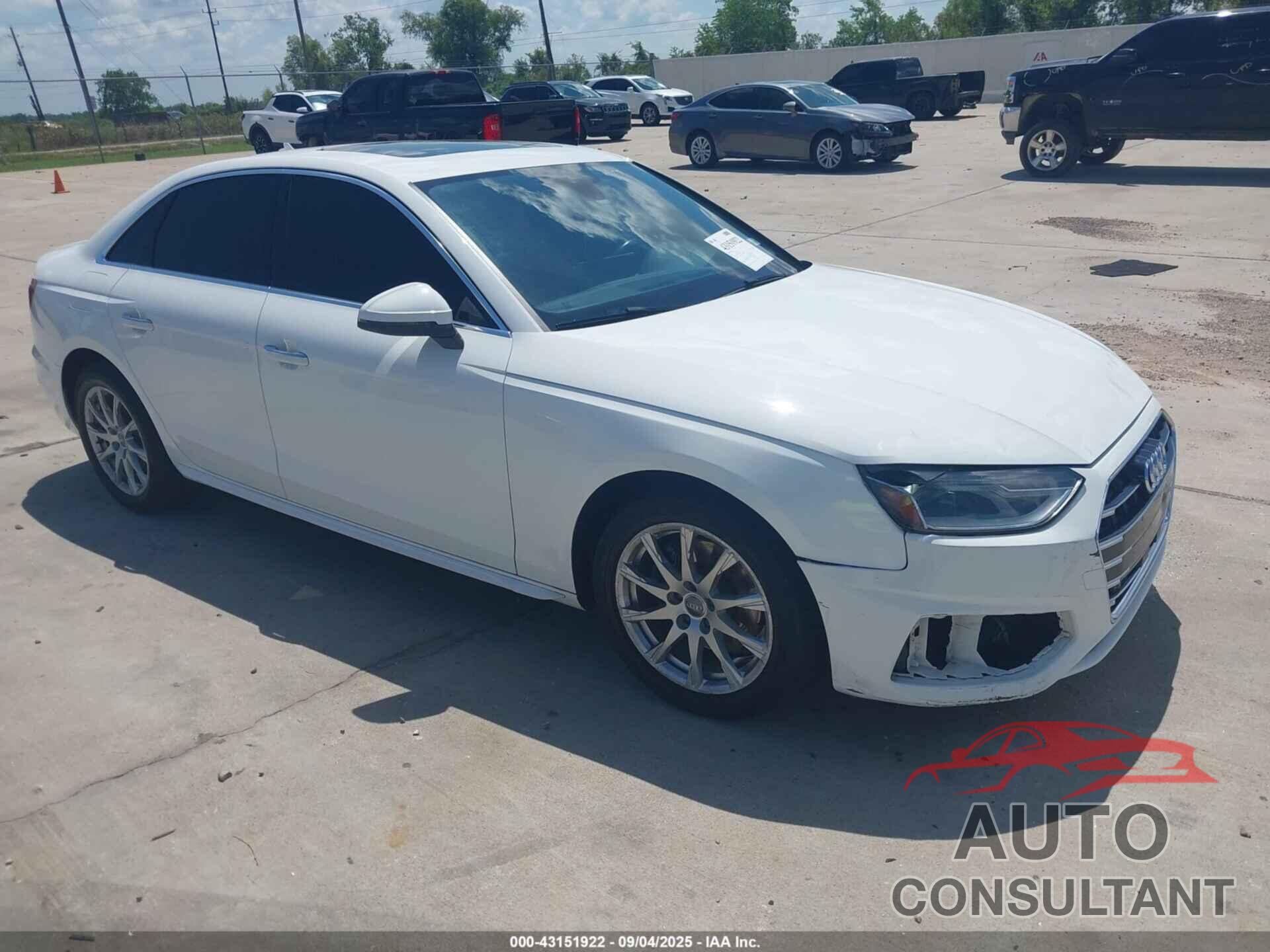 AUDI A4 2020 - WAUGMAF46LA054126