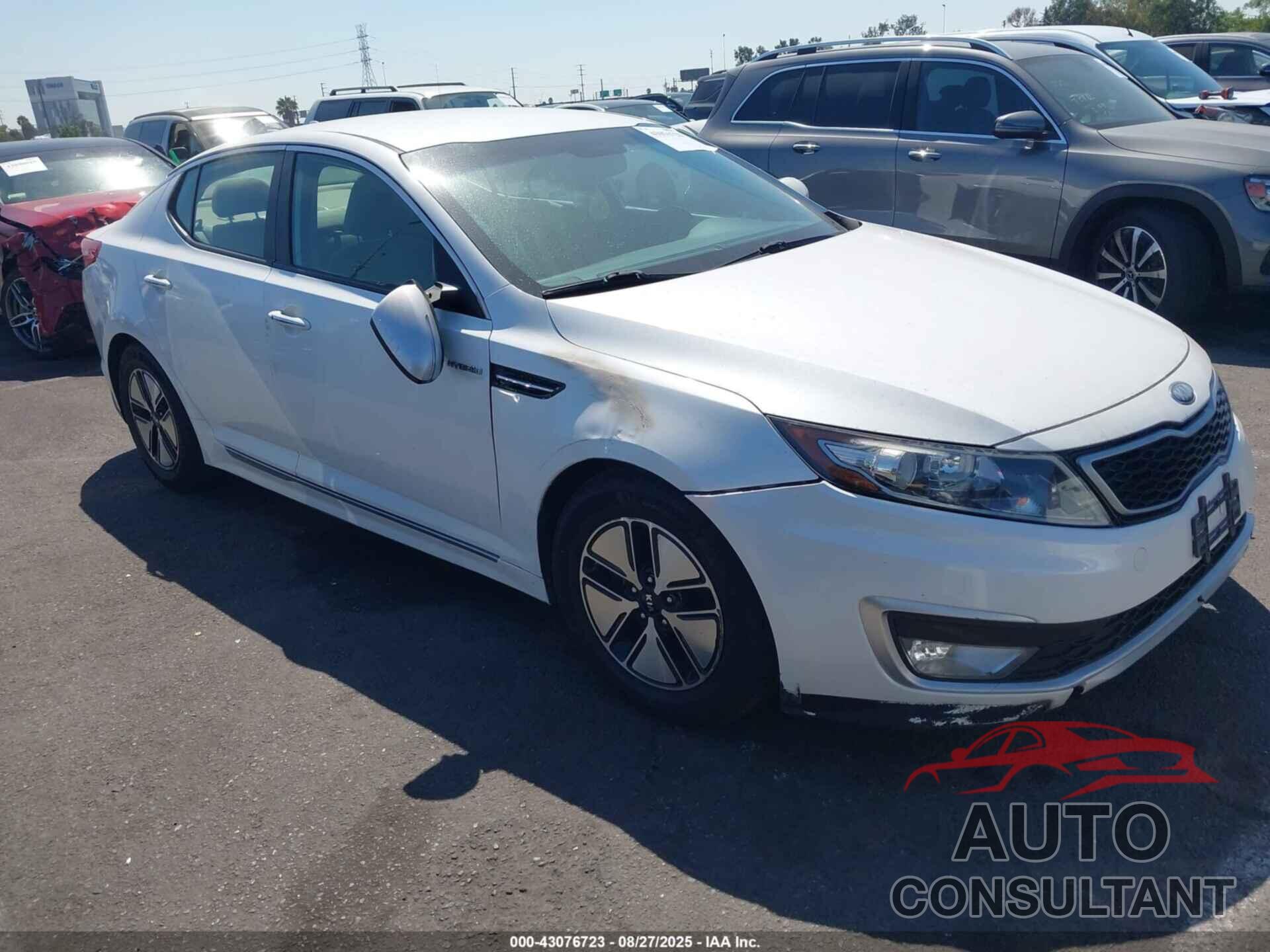 KIA OPTIMA HYBRID 2013 - KNAGM4AD9D5038747