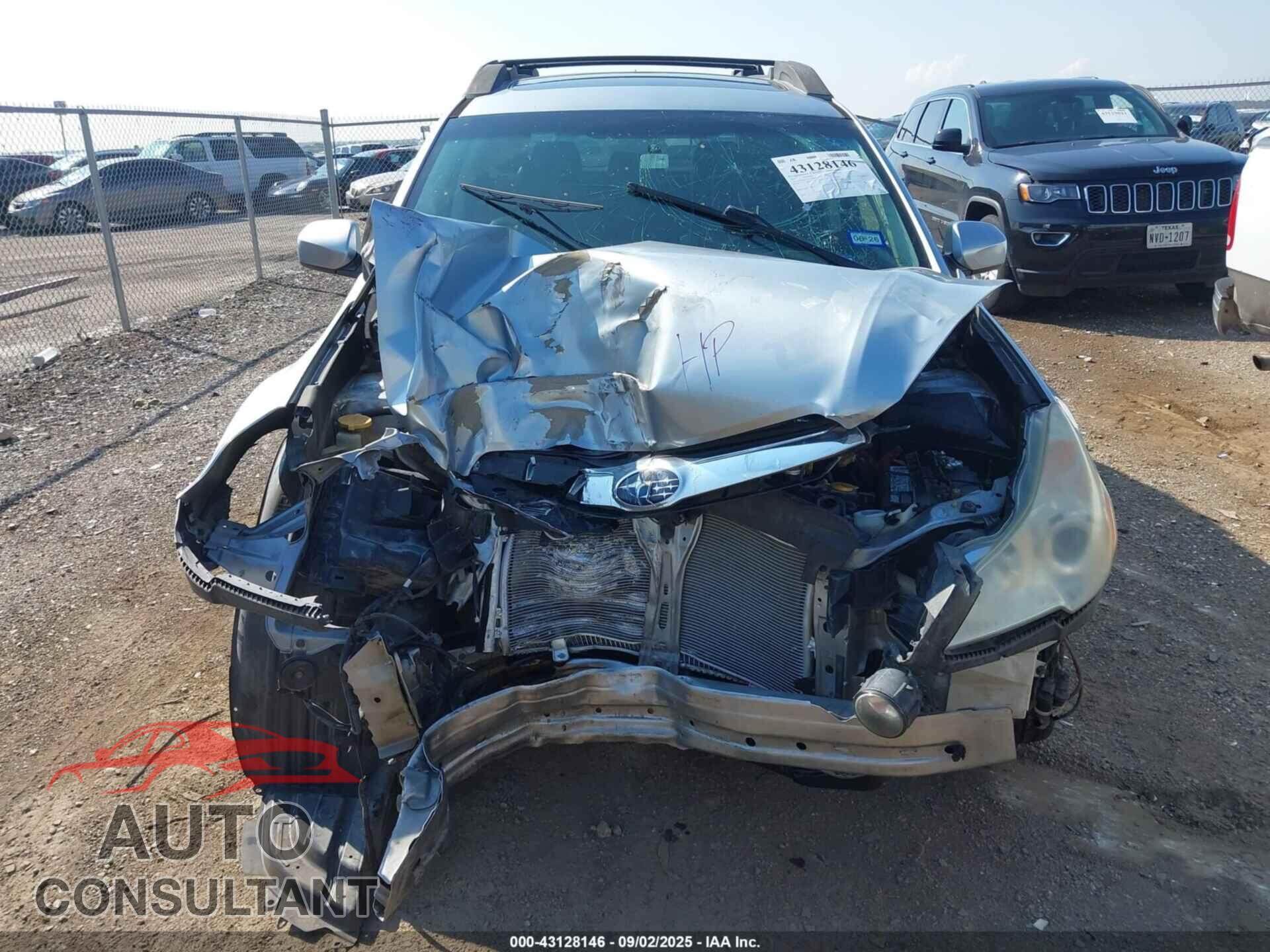 SUBARU OUTBACK 2012 - 4S4BRBKC7C3258807