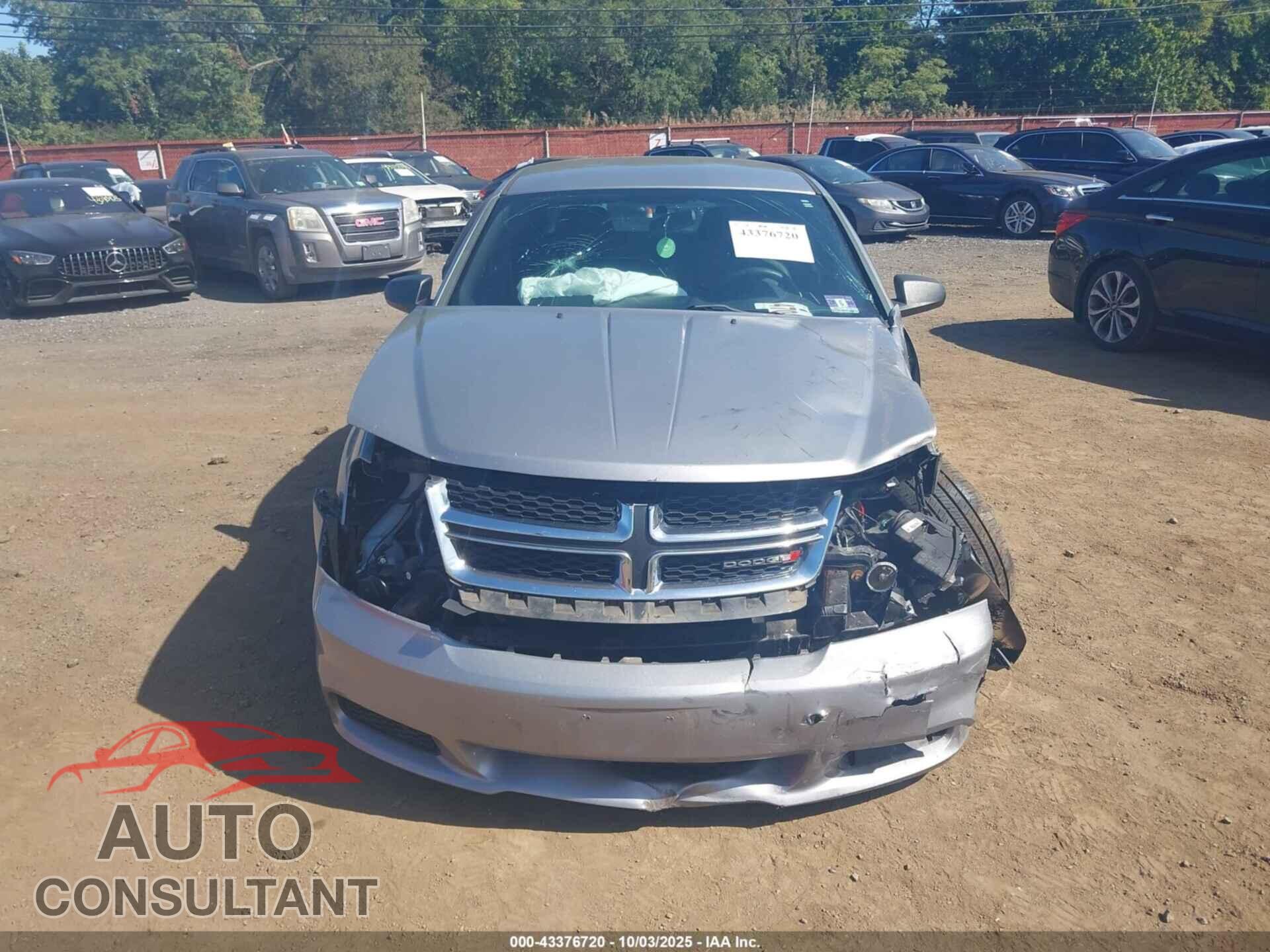 DODGE AVENGER 2013 - 1C3CDZAG4DN747938