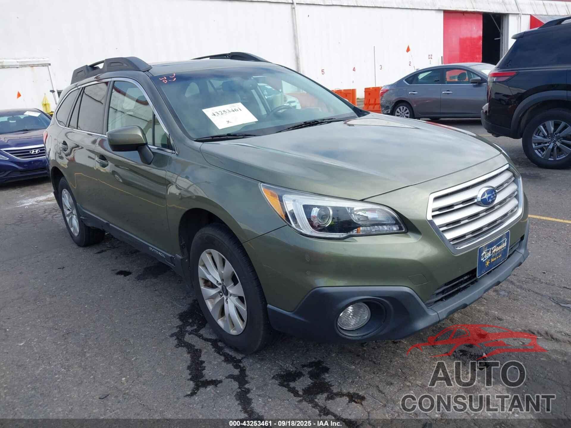 SUBARU OUTBACK 2015 - 4S4BSAEC3F3361463