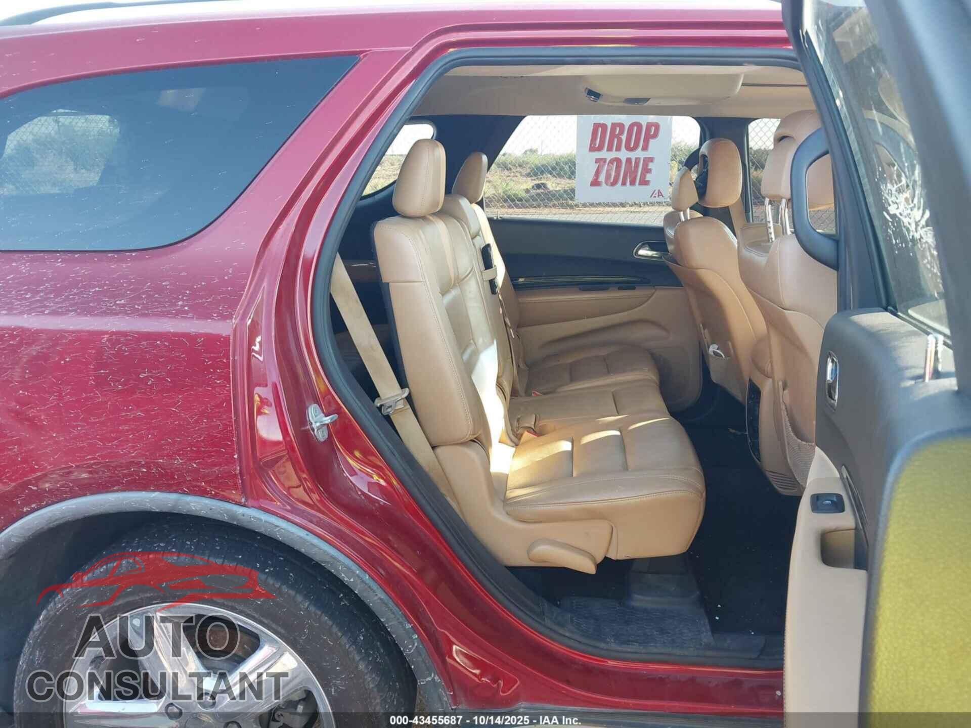 DODGE DURANGO 2011 - 1D4SE5GT2BC594473
