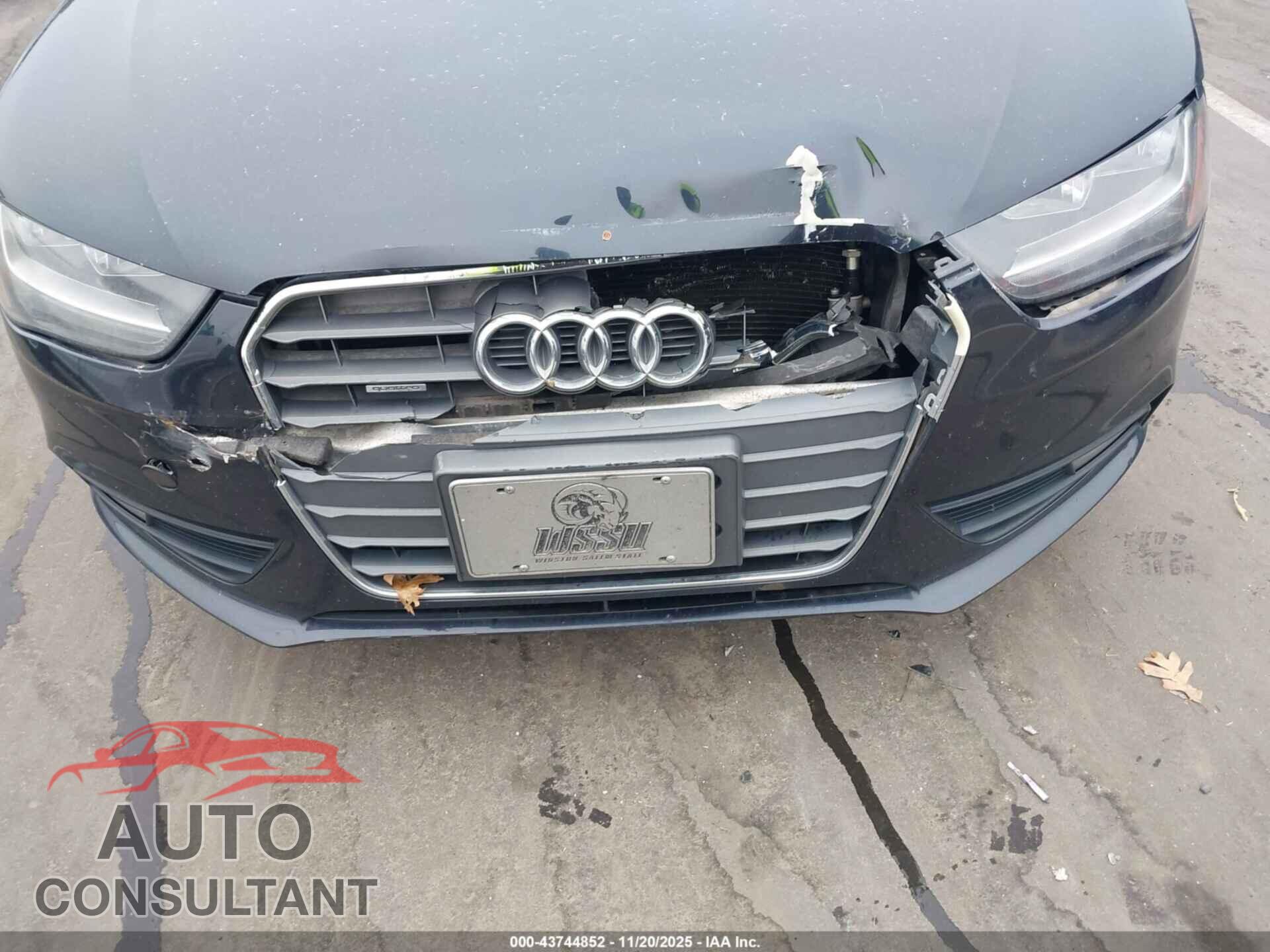 AUDI A4 2013 - WAUBFAFL1DN045596
