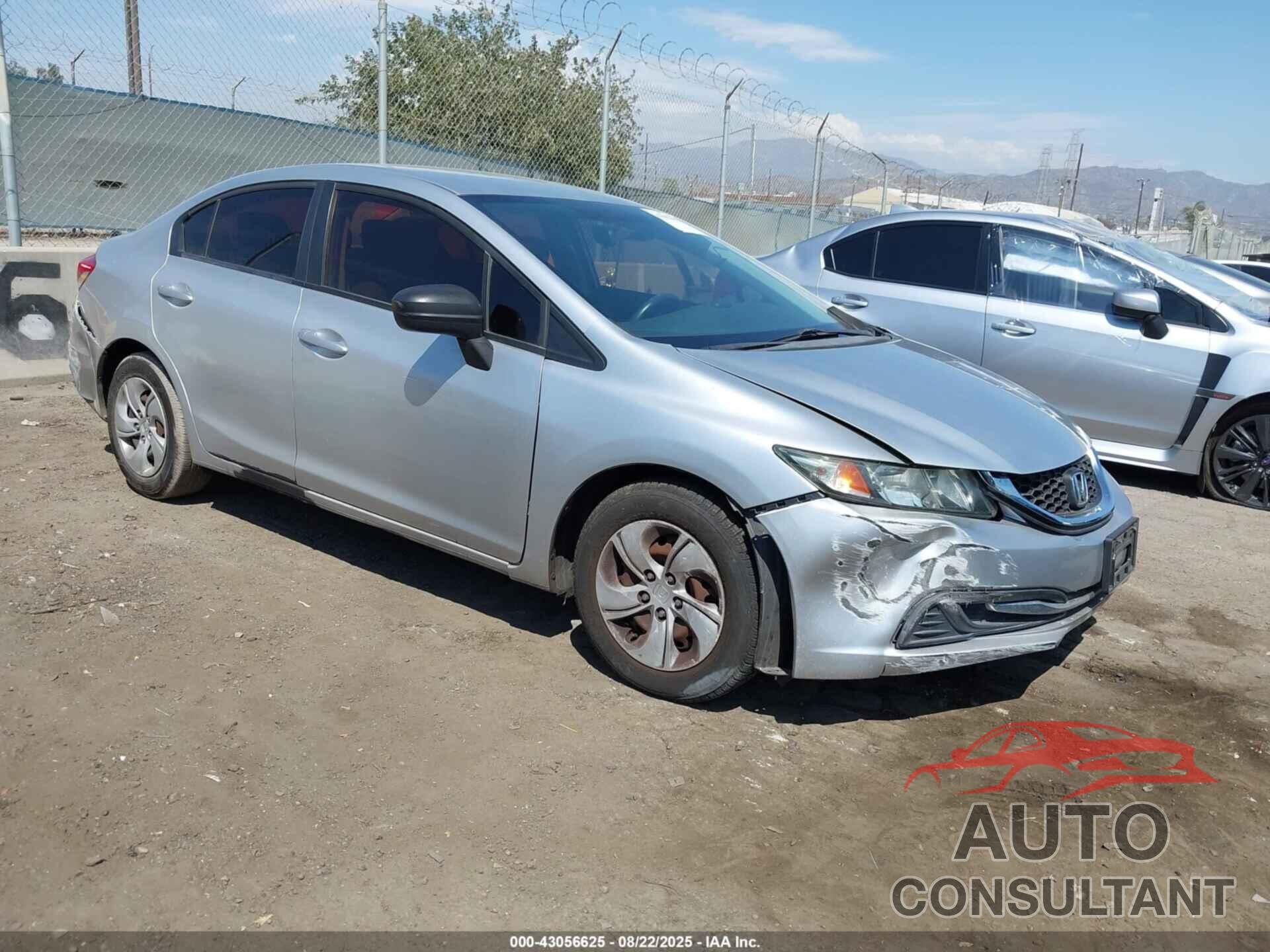 HONDA CIVIC 2015 - 2HGFB2F51FH560814