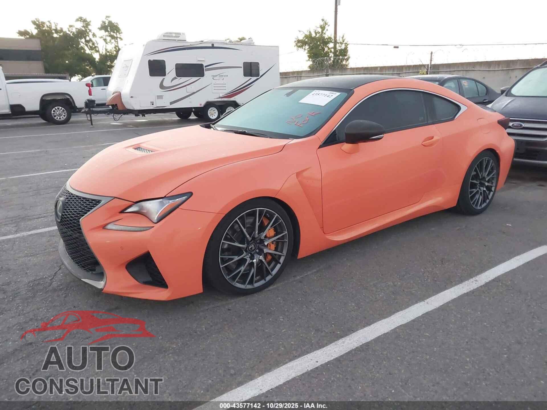 LEXUS RC F 2015 - JTHHP5BC6F5002512