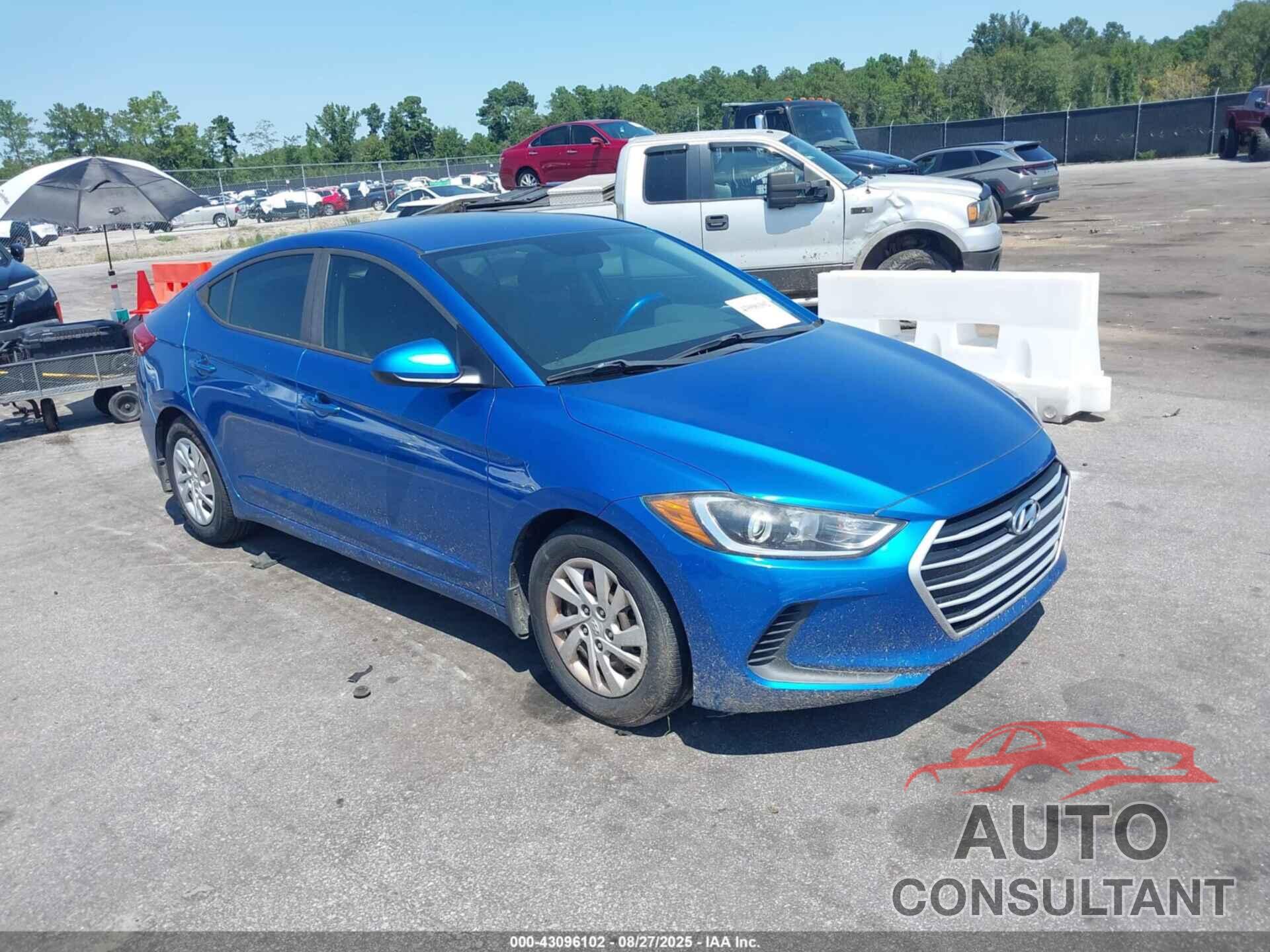 HYUNDAI ELANTRA 2018 - 5NPD74LF3JH317540