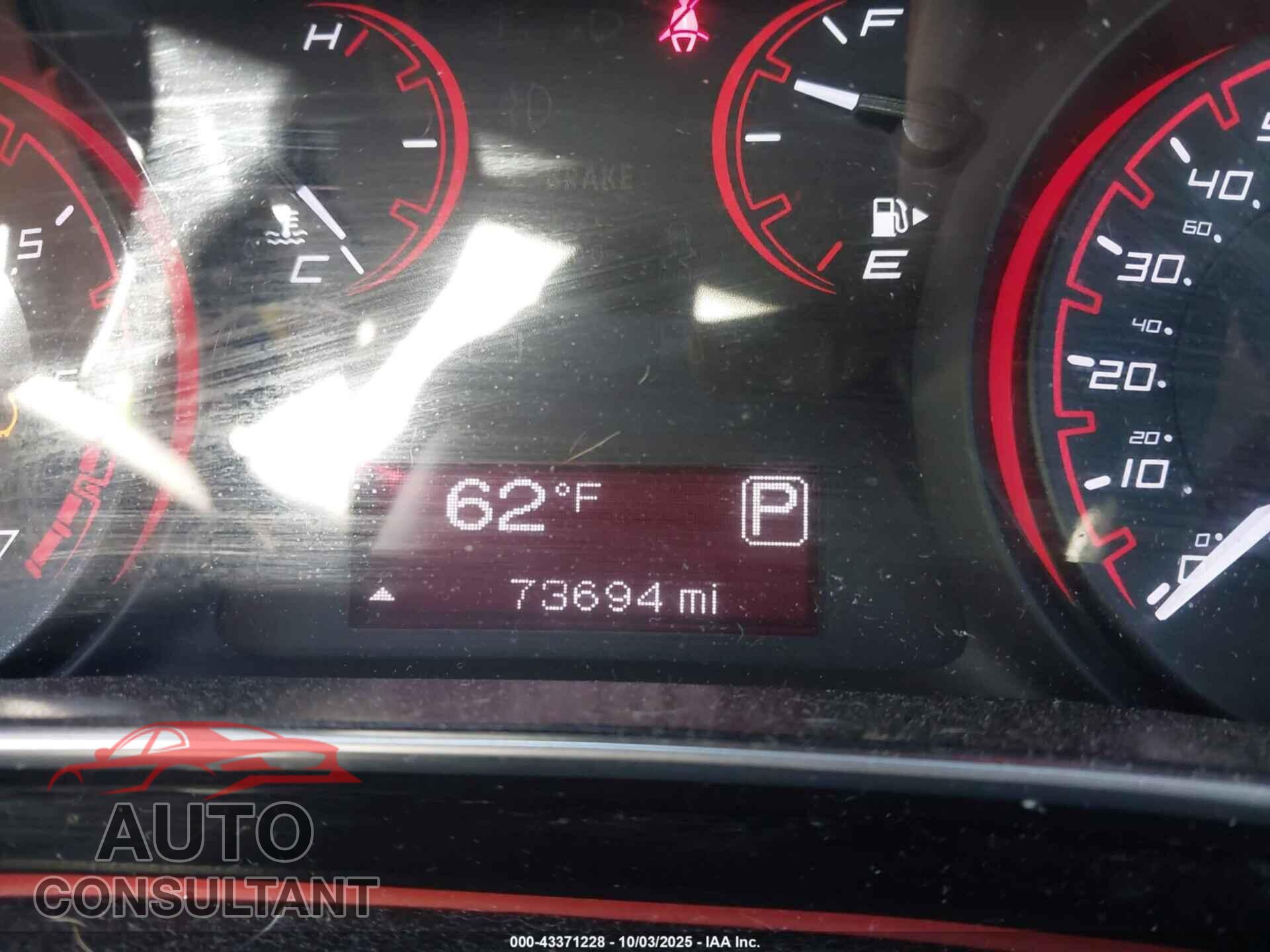 DODGE DART 2015 - 1C3CDFBB7FD405166