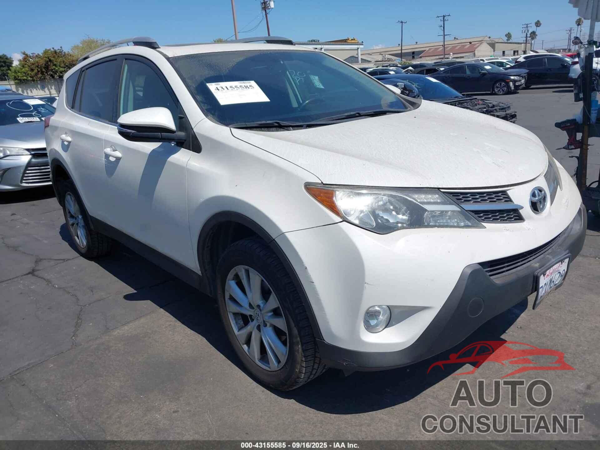 TOYOTA RAV4 2013 - 2T3DFREVXDW084161