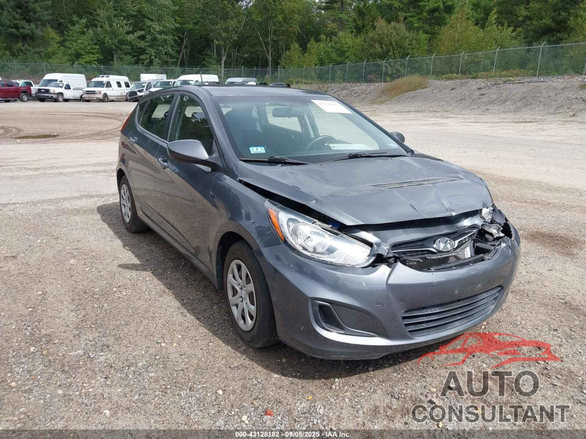 HYUNDAI ACCENT 2012 - KMHCT5AE5CU042409