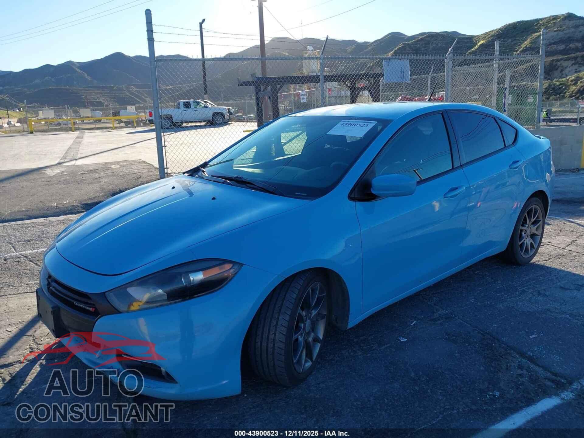DODGE DART 2013 - 1C3CDFBA7DD298513