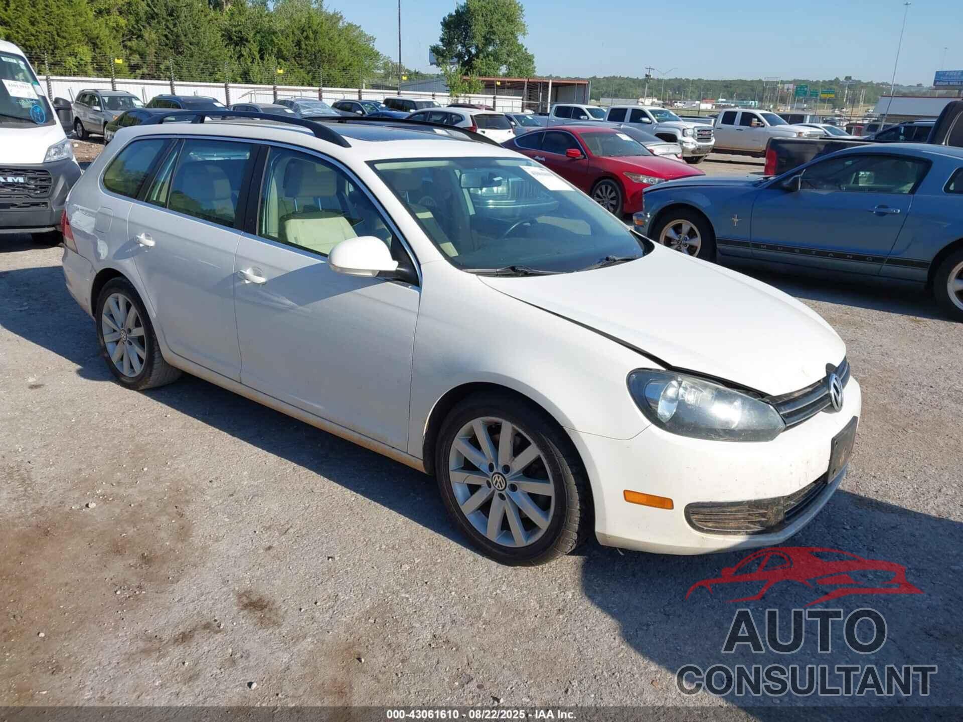 VOLKSWAGEN JETTA SPORTWAGEN 2012 - 3VWML7AJ6CM701438