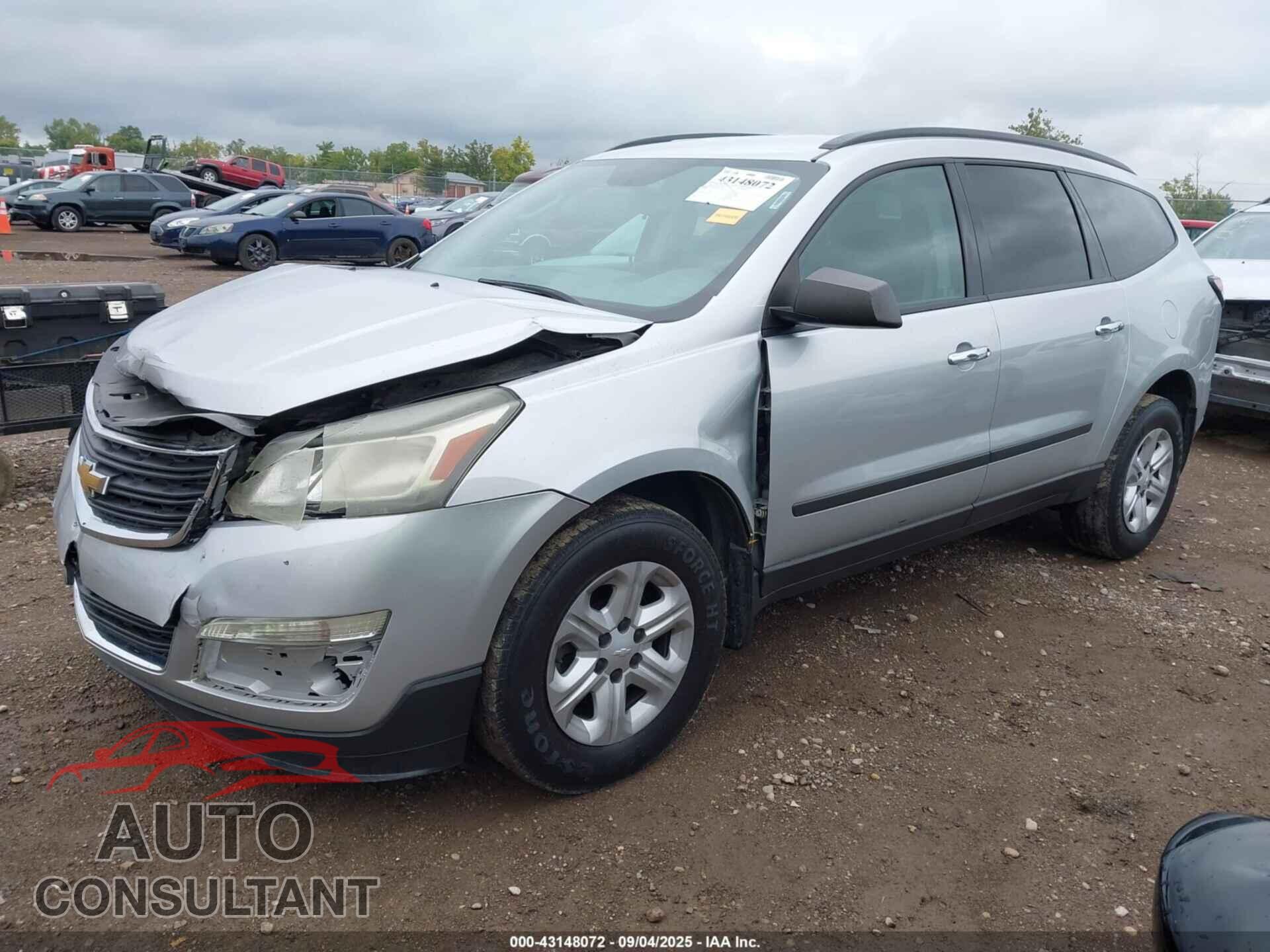 CHEVROLET TRAVERSE 2015 - 1GNKRFKD7FJ106926
