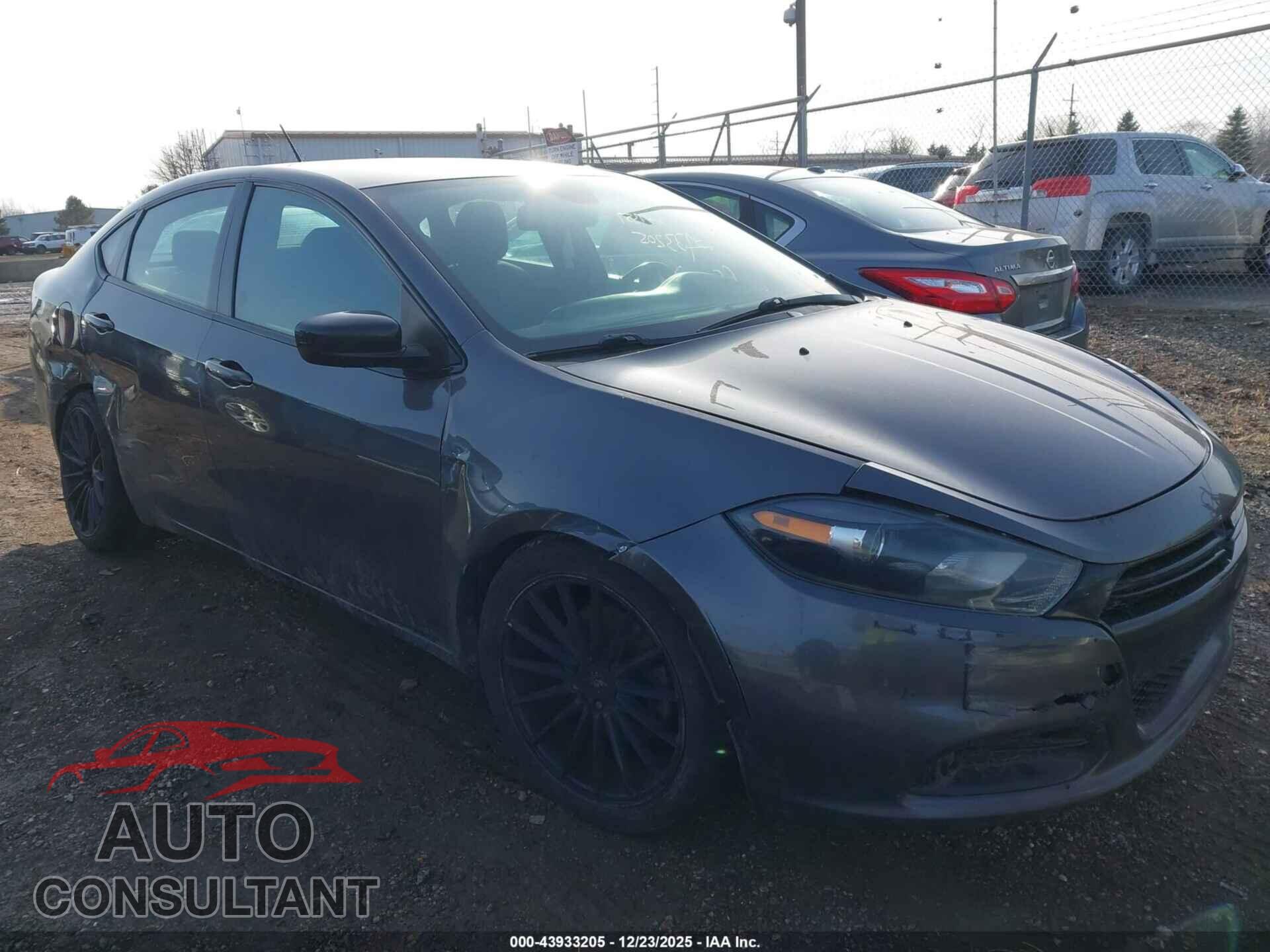 DODGE DART 2015 - 1C3CDFBB9FD437357