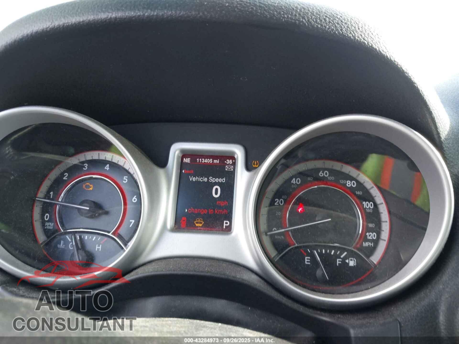 DODGE JOURNEY 2013 - 3C4PDCBB3DT650372