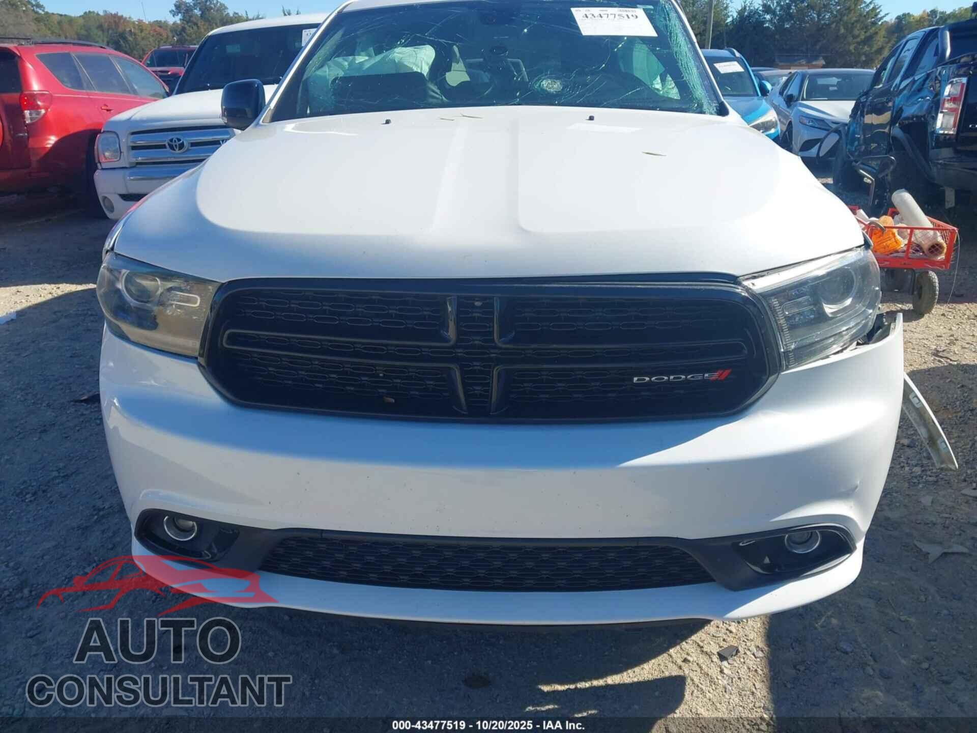 DODGE DURANGO 2017 - 1C4RDHDGXHC606112