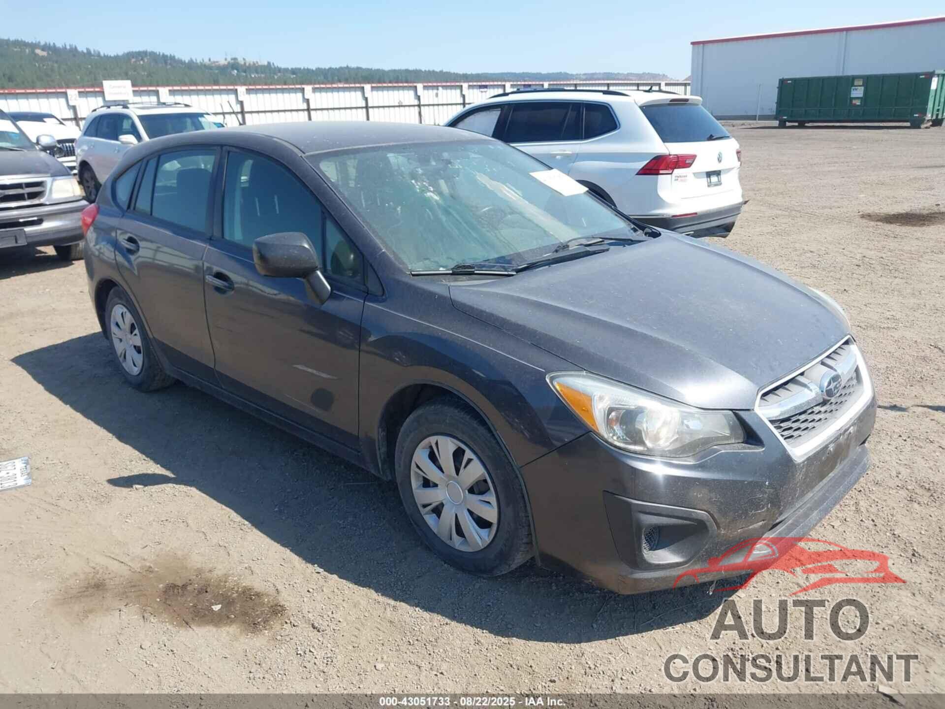 SUBARU IMPREZA 2012 - JF1GPAA61CG207677