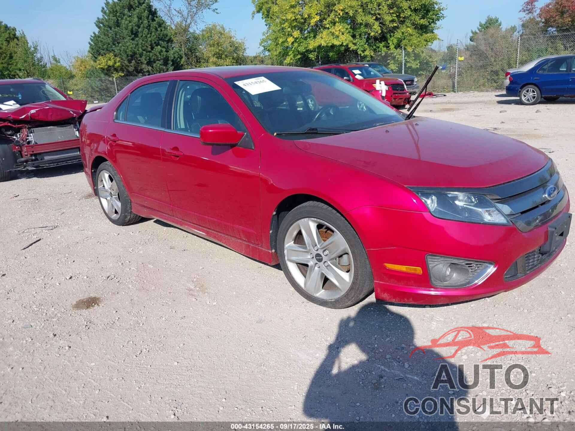 FORD FUSION 2012 - 3FAHP0DC9CR272804