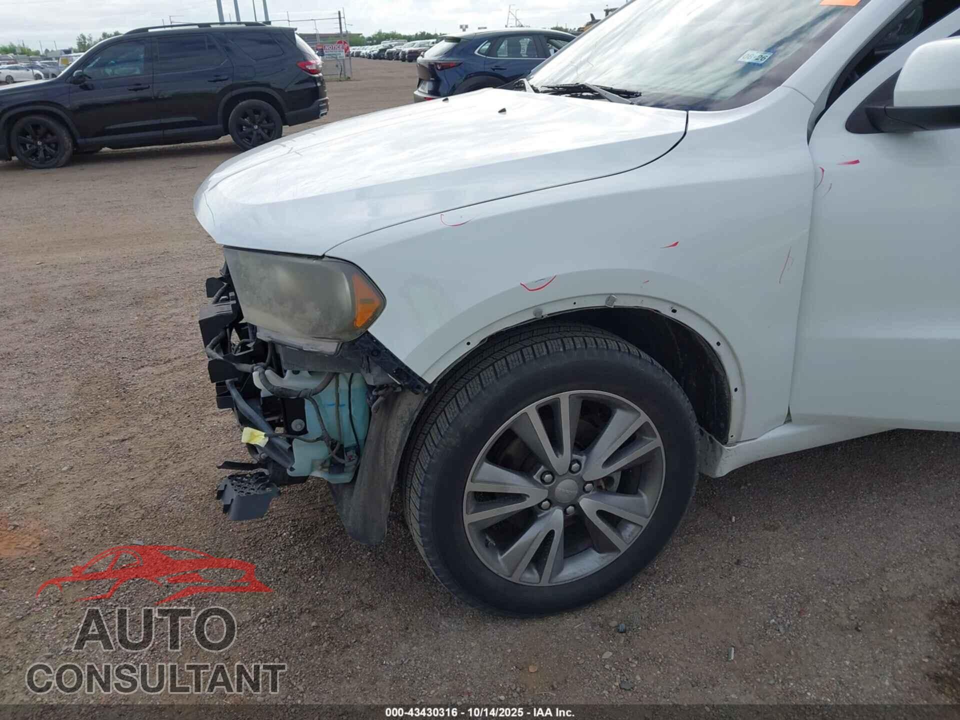 DODGE DURANGO 2013 - 1C4RDHAGXDC689572