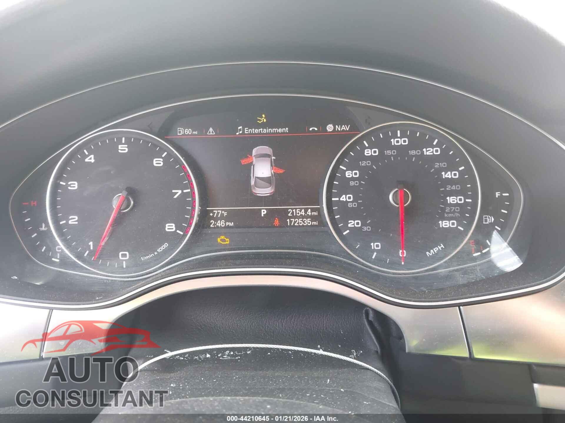 AUDI A7 2012 - WAUSGAFC5CN010751