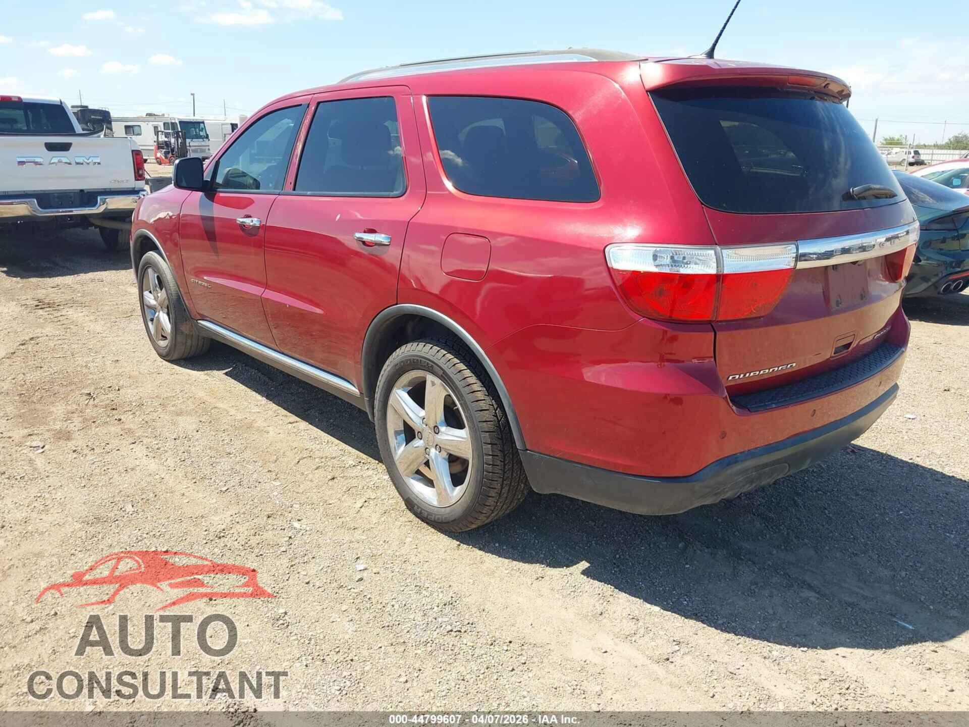 DODGE DURANGO 2013 - 1C4RDHEGXDC662057