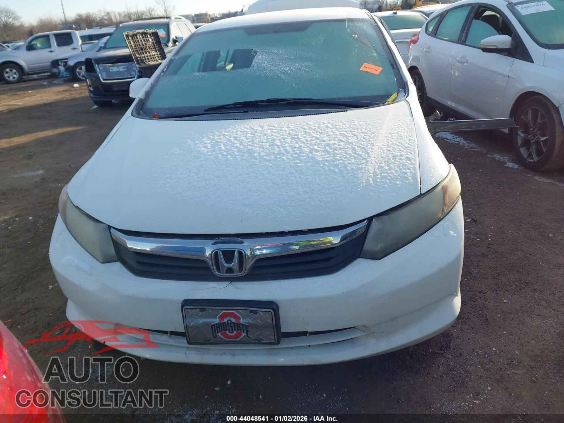 HONDA CIVIC 2012 - 19XFB2F54CE071717