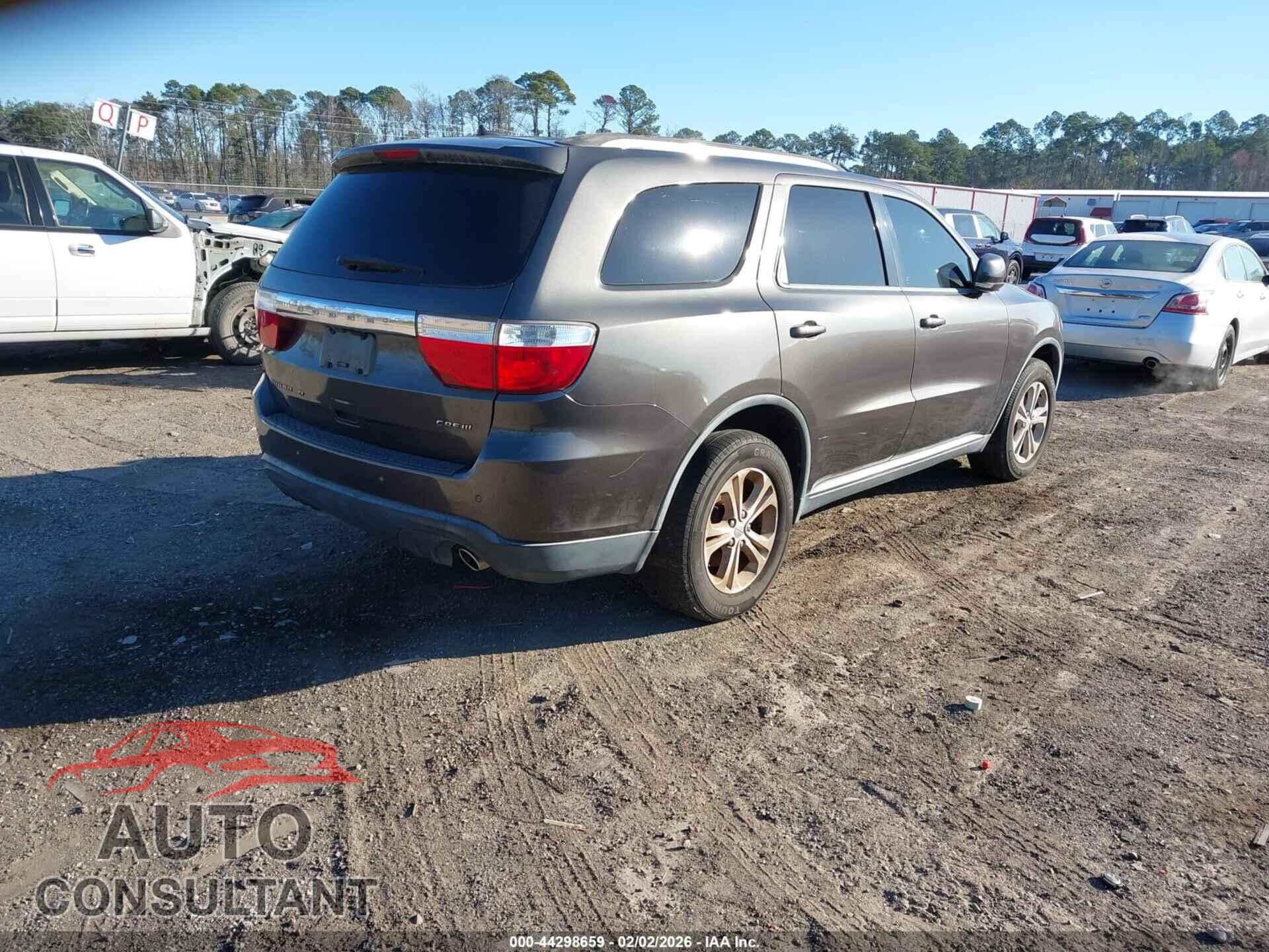 DODGE DURANGO 2012 - 1C4RDHDG8CC308392