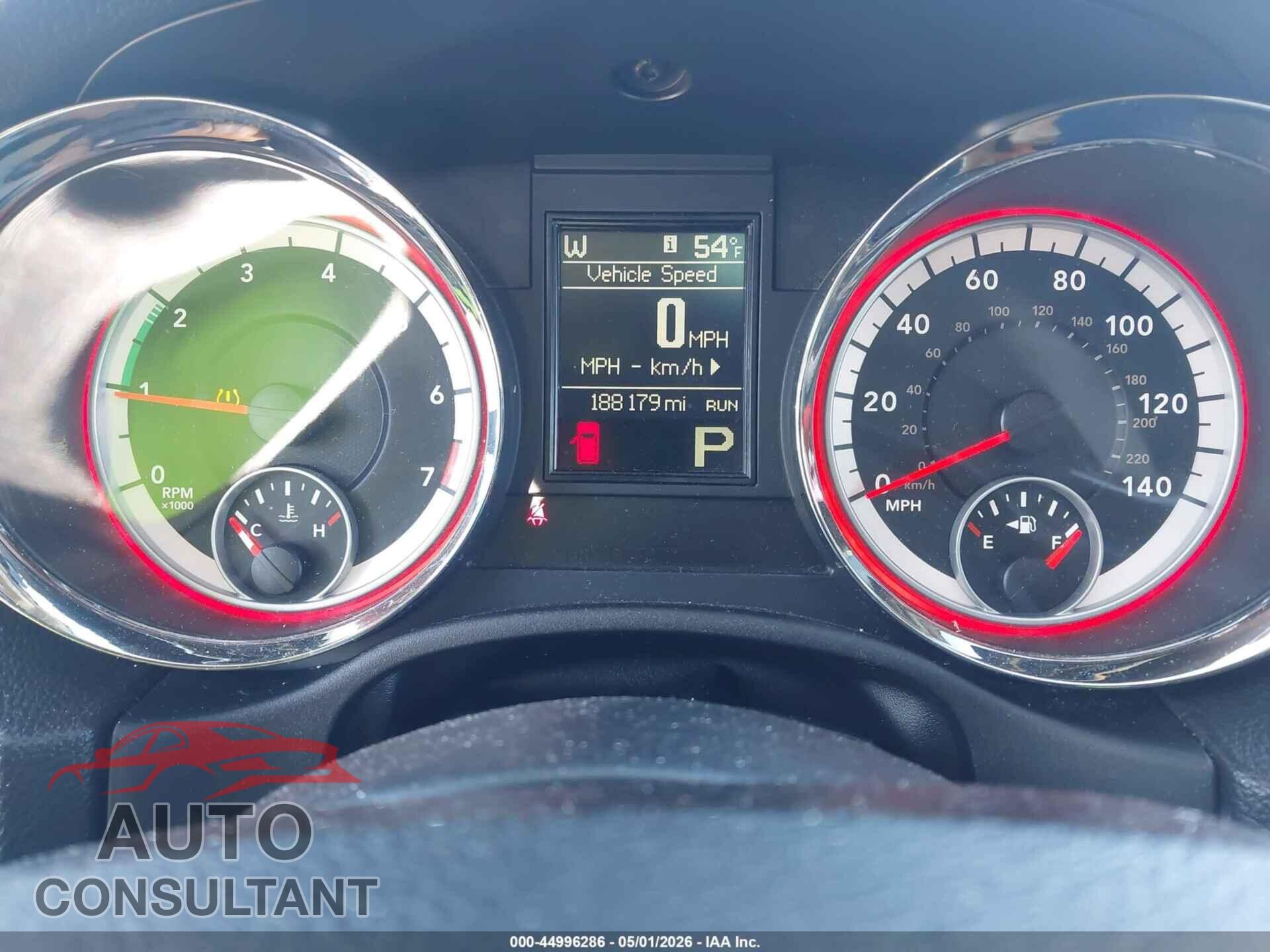 DODGE DURANGO 2013 - 1C4RDJEG0DC538824