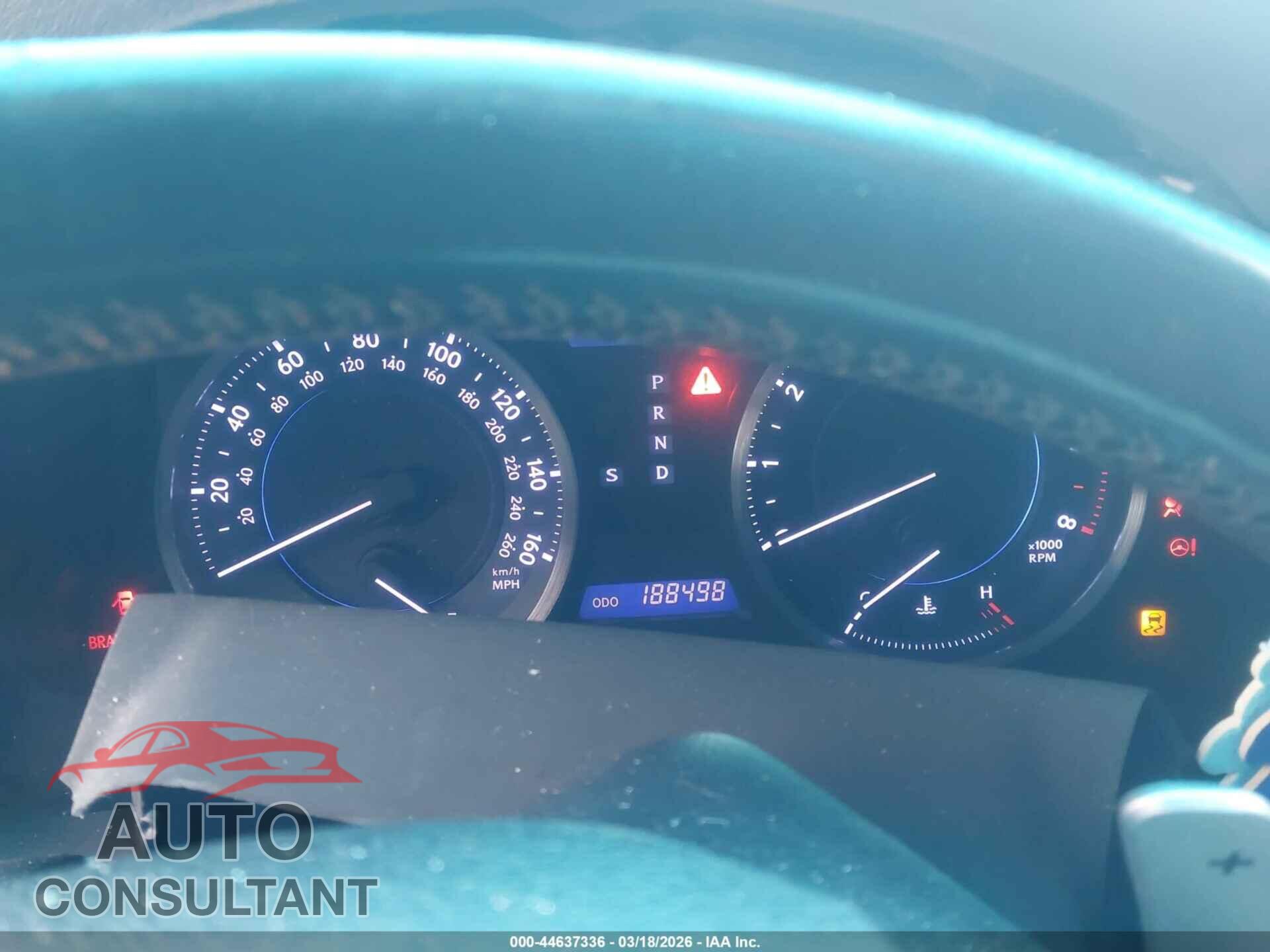 LEXUS IS 250 2013 - JTHCF5C20D5063841