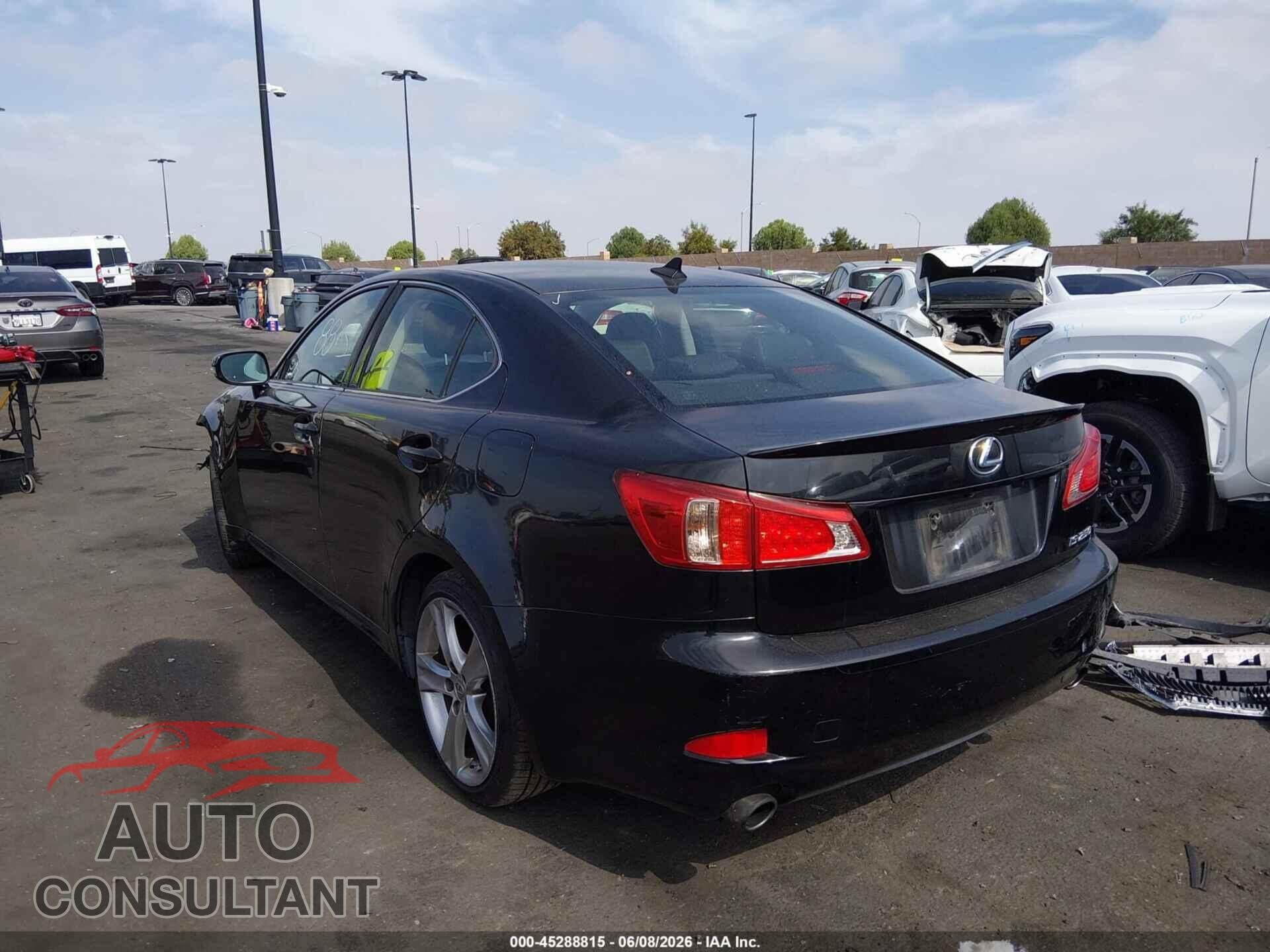 LEXUS IS 250 2011 - JTHBF5C29B2101190