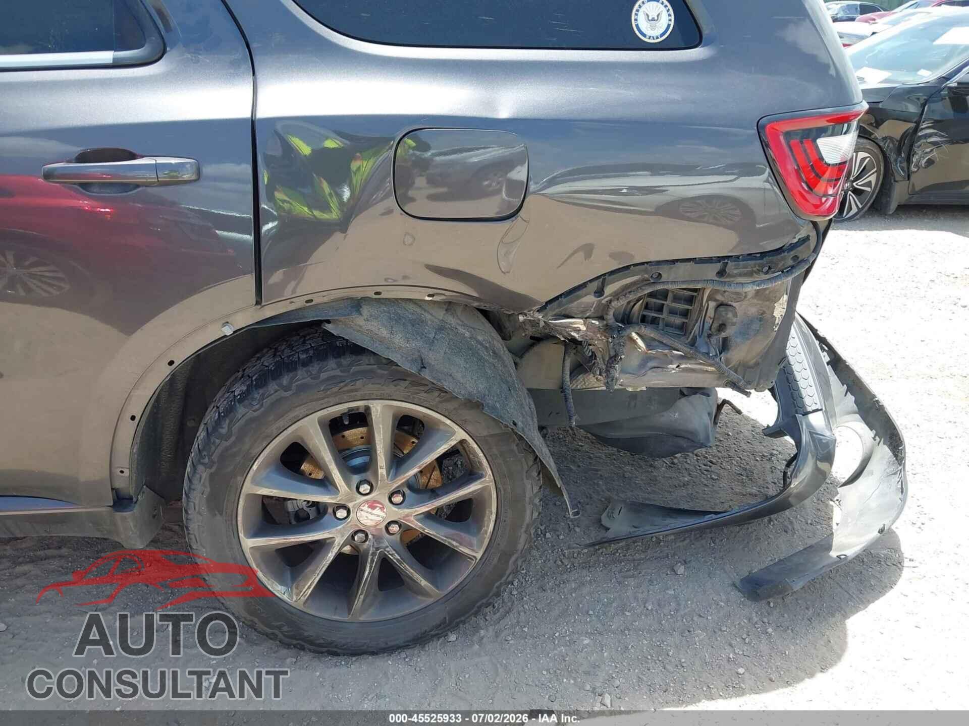 DODGE DURANGO 2017 - 1C4RDJDG2HC828022