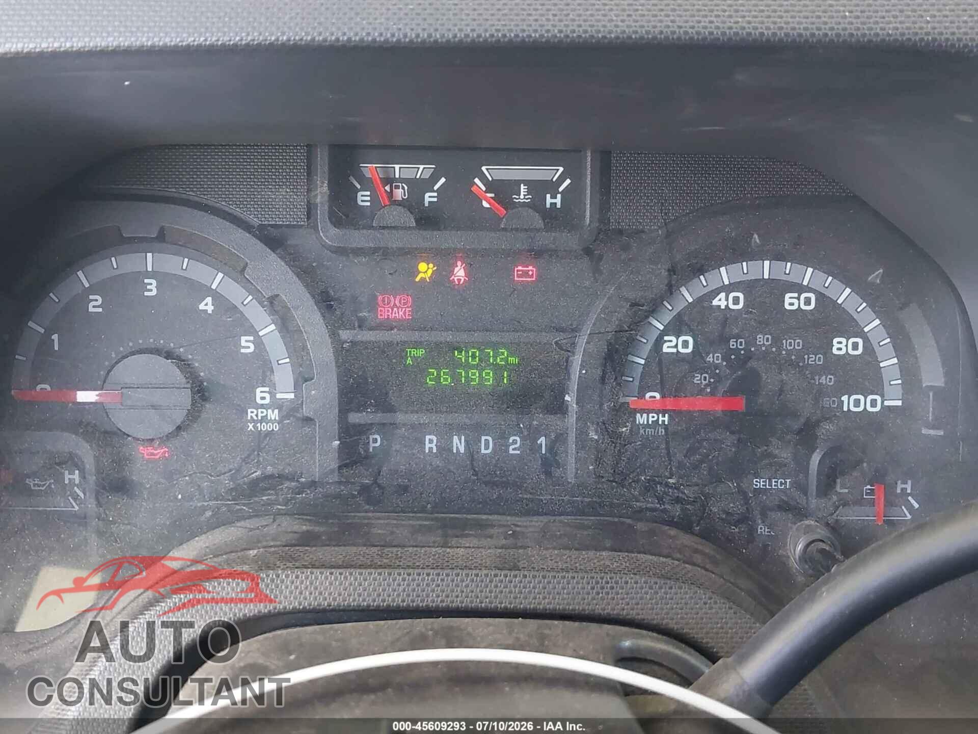 FORD E-150 2010 - 1FTNE1EW0ADA90917