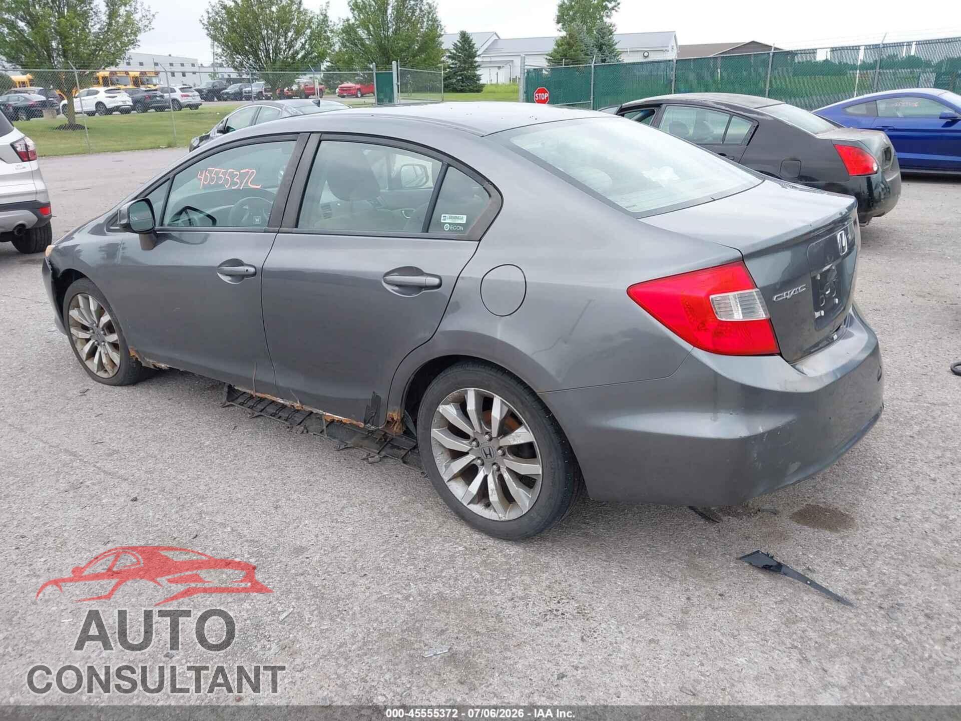 HONDA CIVIC 2012 - 2HGFB2F8XCH311465